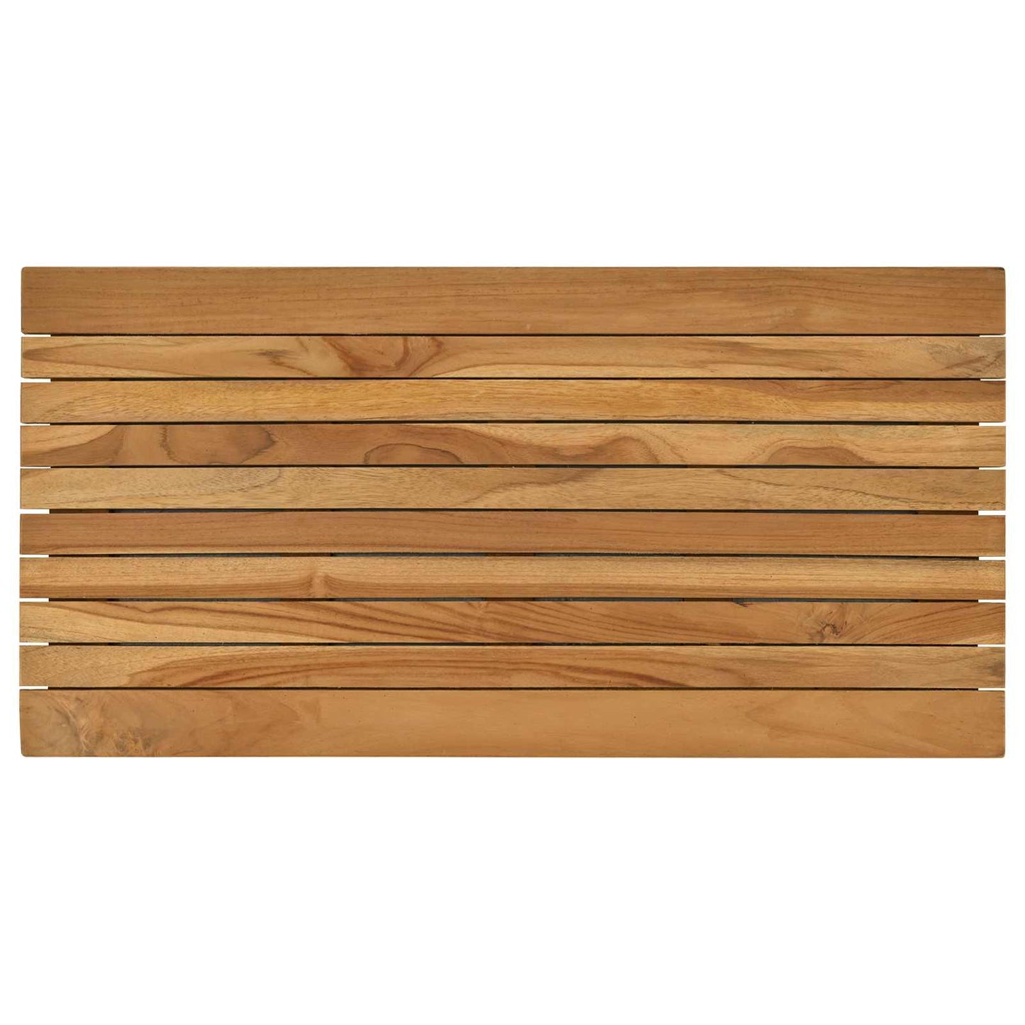 Bordplate 80 x 40 x 3,5 cm Rektangulær Massivt Teaktre Naturlig