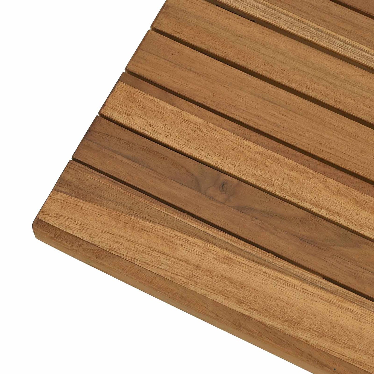 Bordplate 90 x 45 x 3,5 cm Rektangulær Massivt Teaktre Naturlig