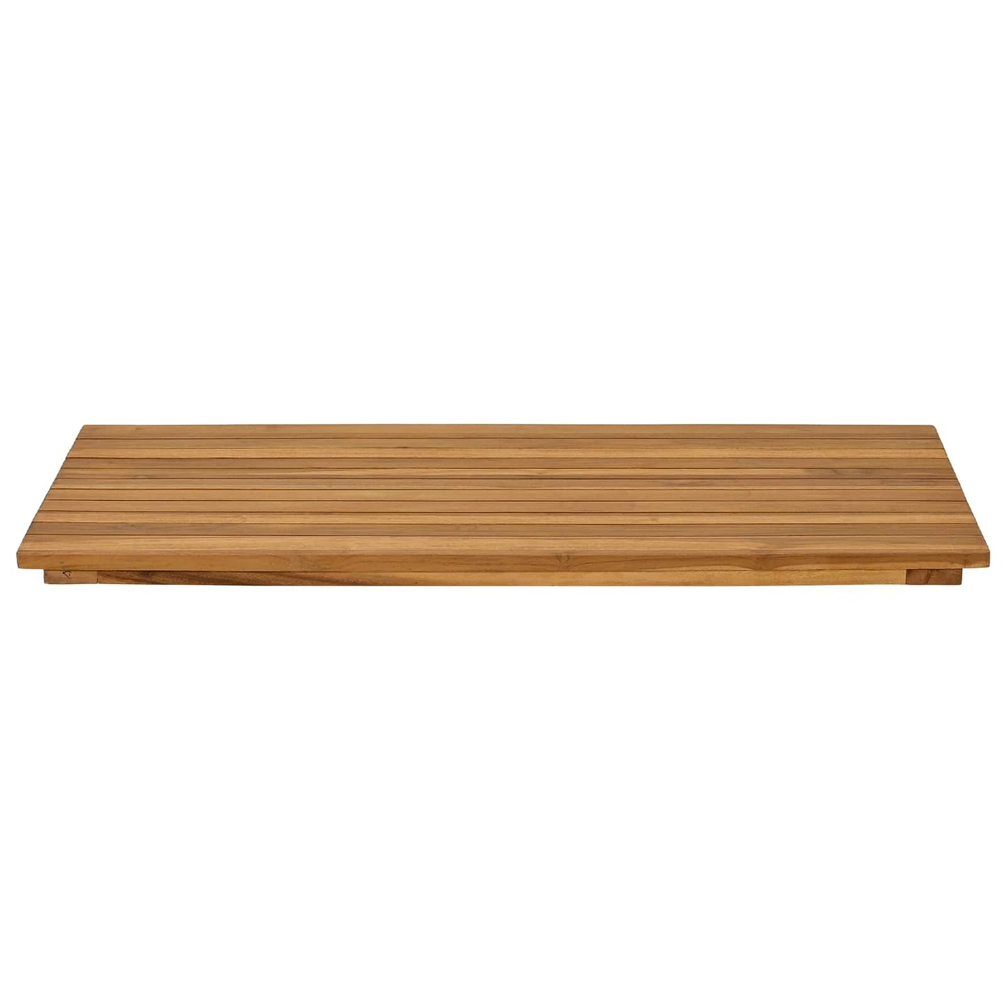 Bordplate 90 x 45 x 3,5 cm Rektangulær Massivt Teaktre Naturlig