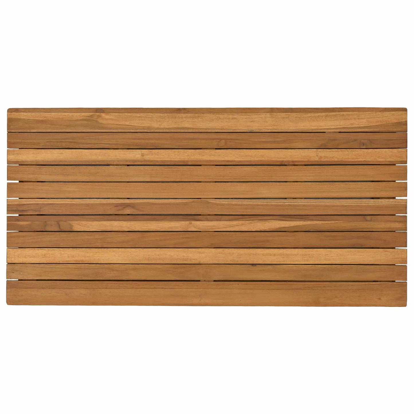 Bordplate 90 x 45 x 3,5 cm Rektangulær Massivt Teaktre Naturlig