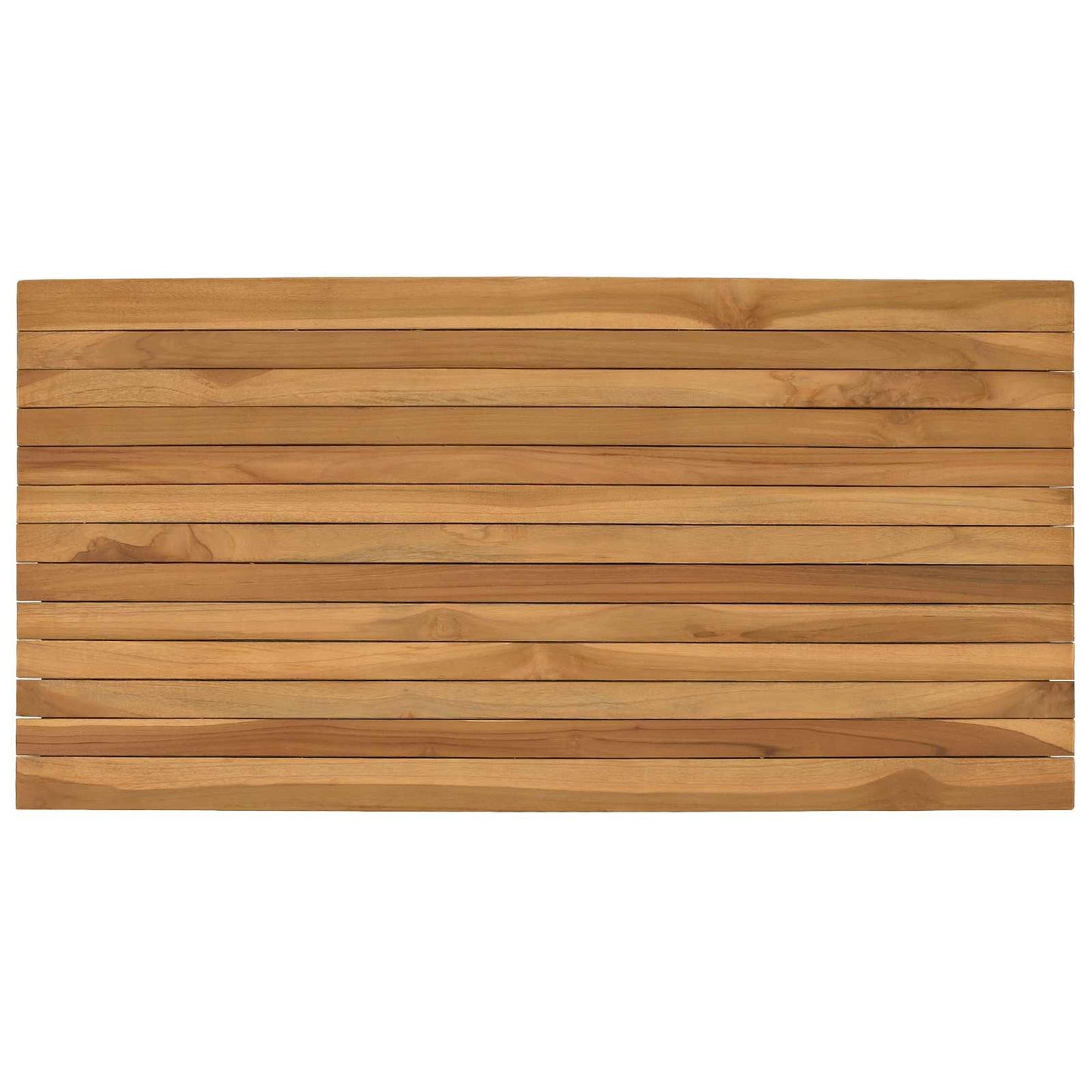 Bordplate 100 x 50 x 3,5 cm Rektangulær Massivt Teaktre