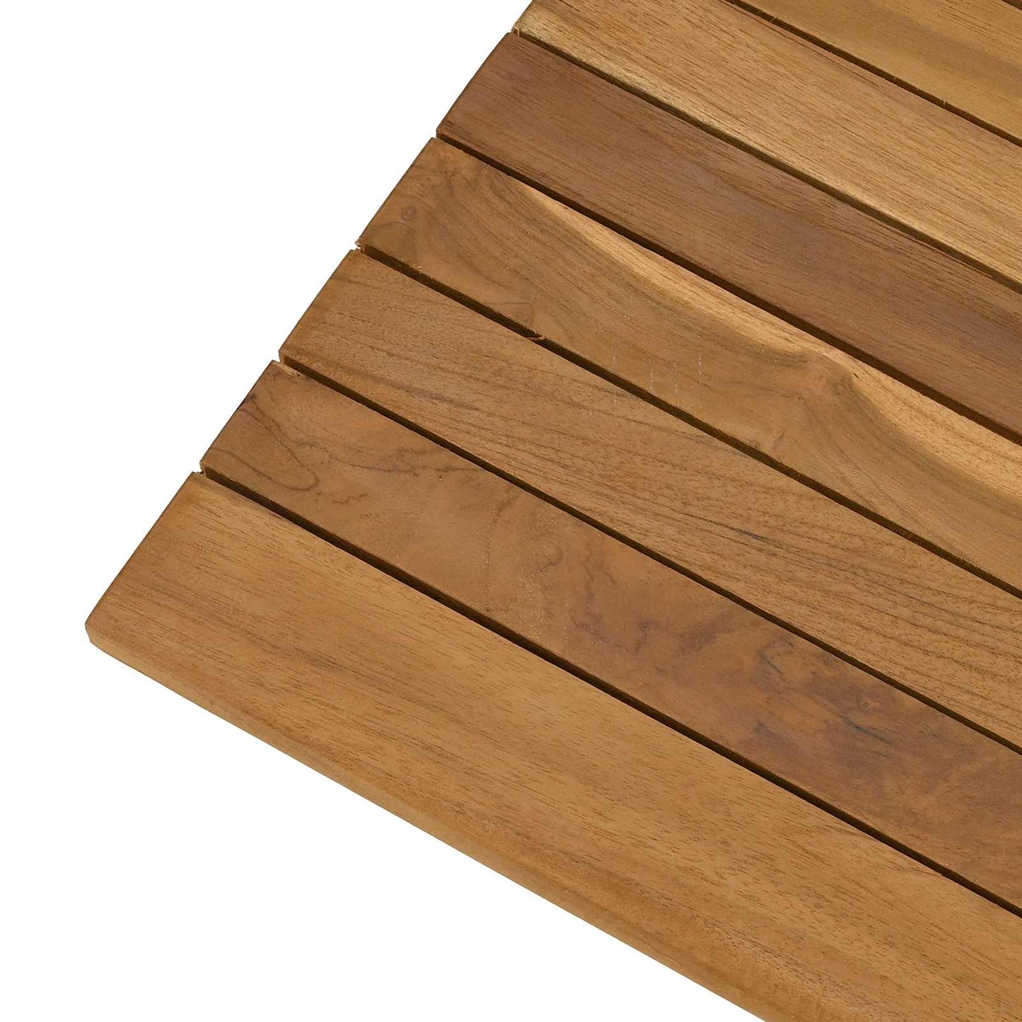 Bordplate 110 x 55 x 3,5 cm Rektangulær Massivt Teaktre