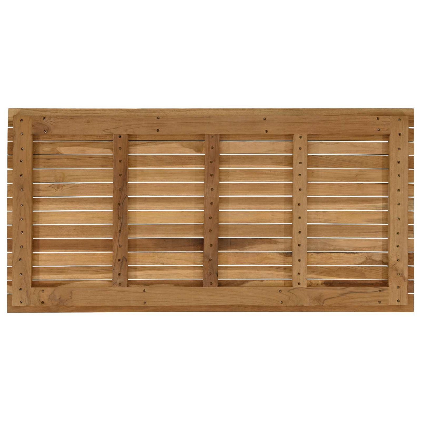 Bordplate 110 x 55 x 3,5 cm Rektangulær Massivt Teaktre