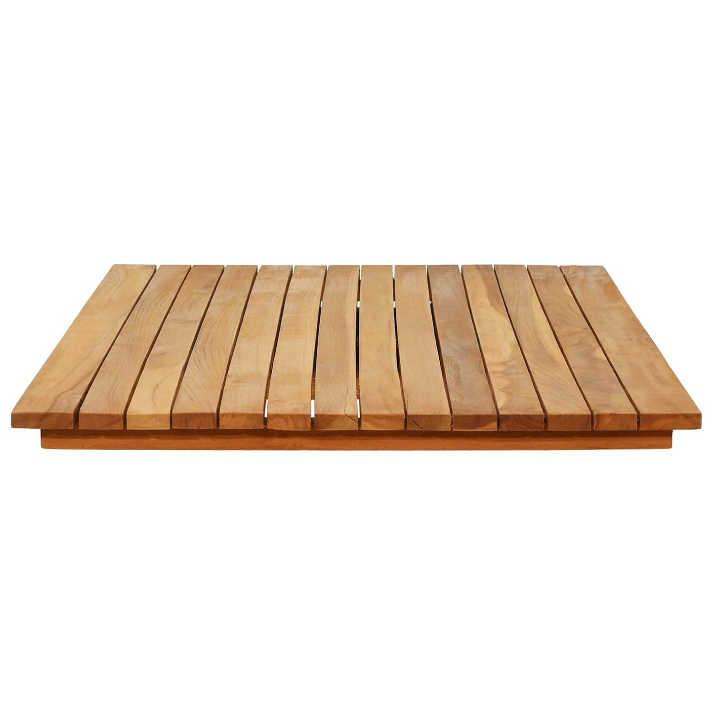Bordplate 110 x 55 x 3,5 cm Rektangulær Massivt Teaktre