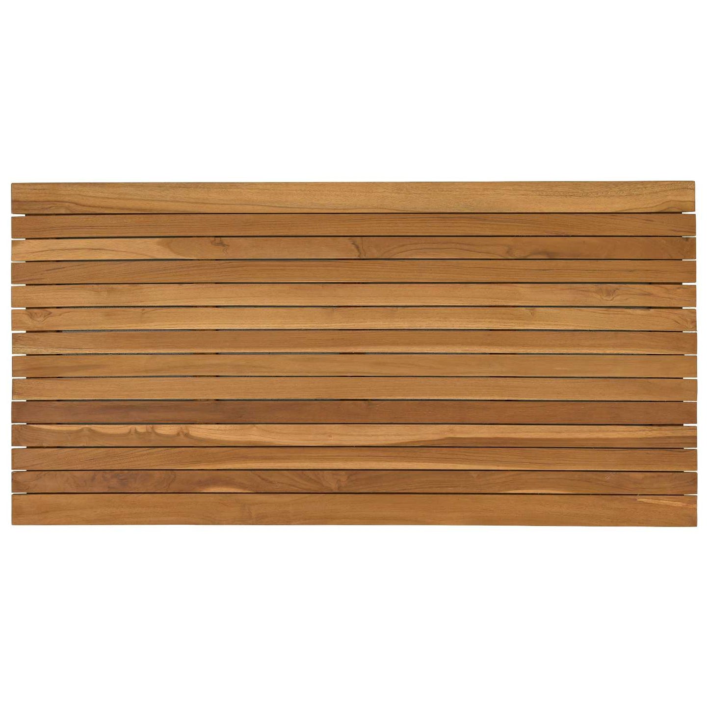 Bordplate 110 x 55 x 3,5 cm Rektangulær Massivt Teaktre