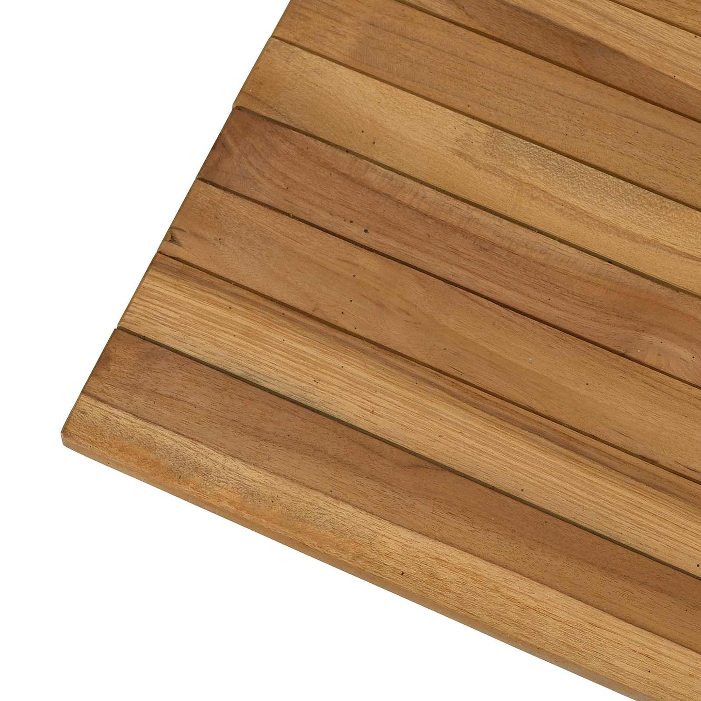 Bordplate 120 x 70 x 3,5 cm Rektangulær Massivt Teaktre