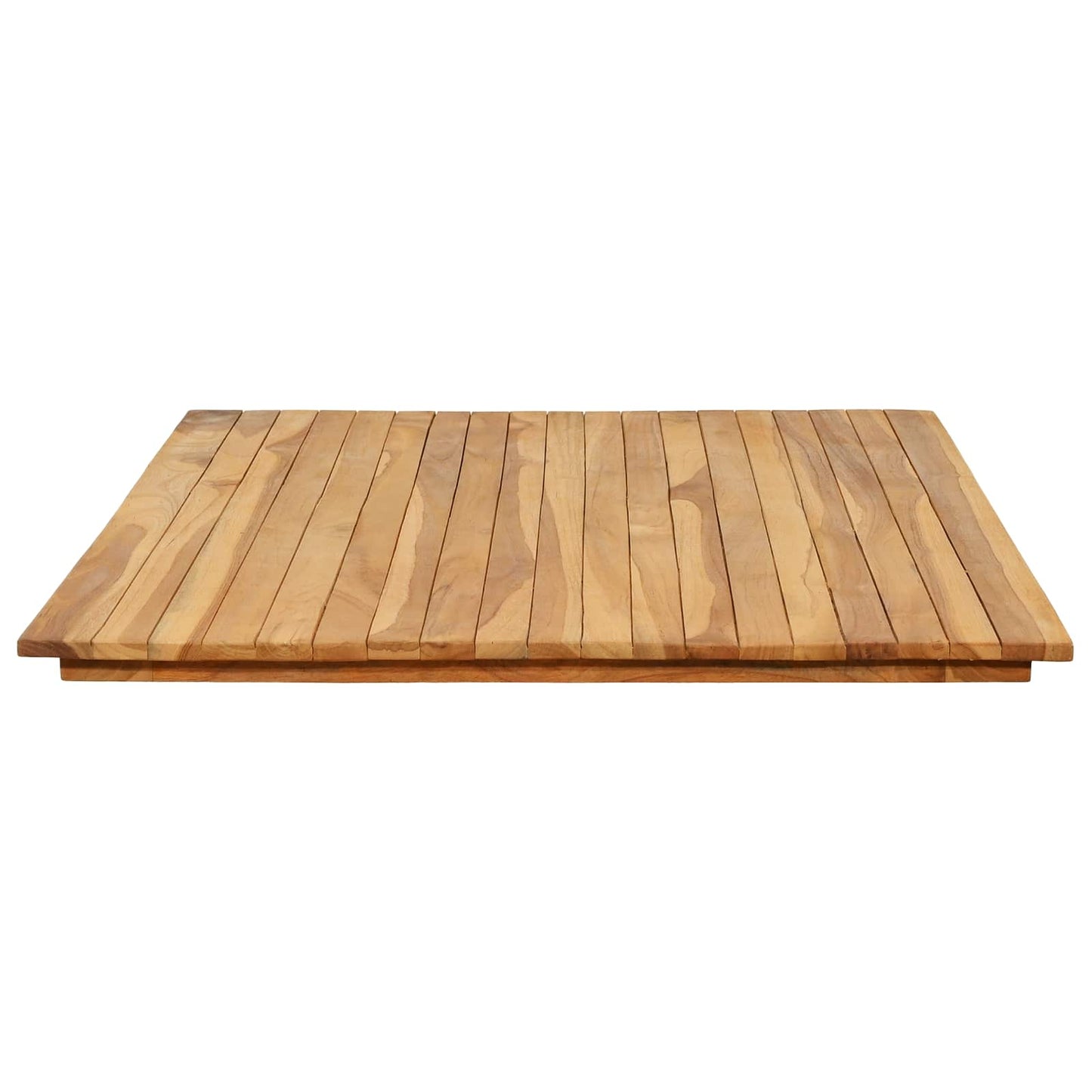 Bordplate 120 x 70 x 3,5 cm Rektangulær Massivt Teaktre
