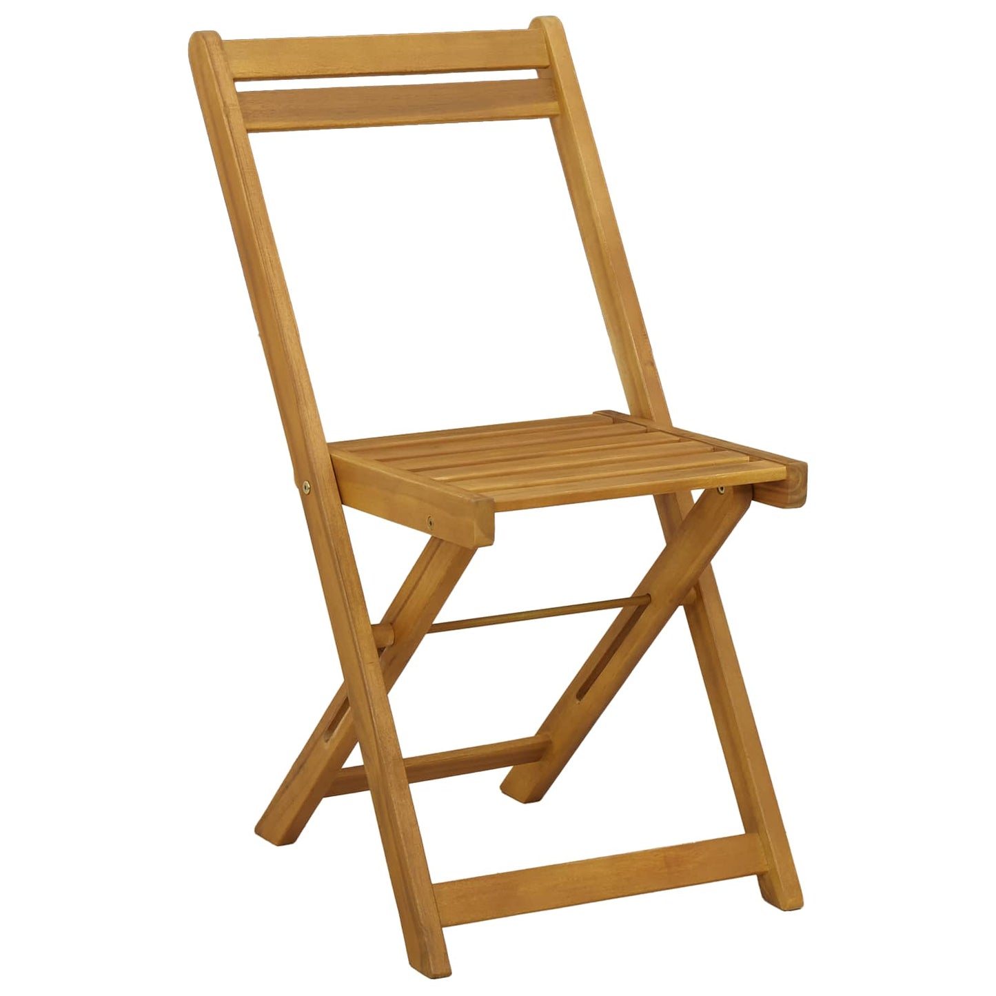 Foldbare Hage Stoler 6 pcs Naturlig 40 x 53 x 80 cm