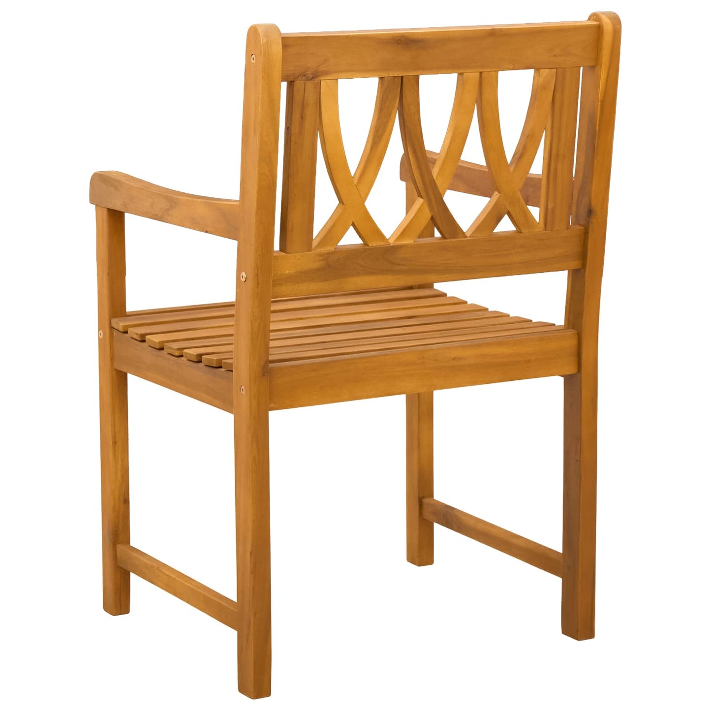 Hagestoler 6 pcs Naturlig Solid akasietre
