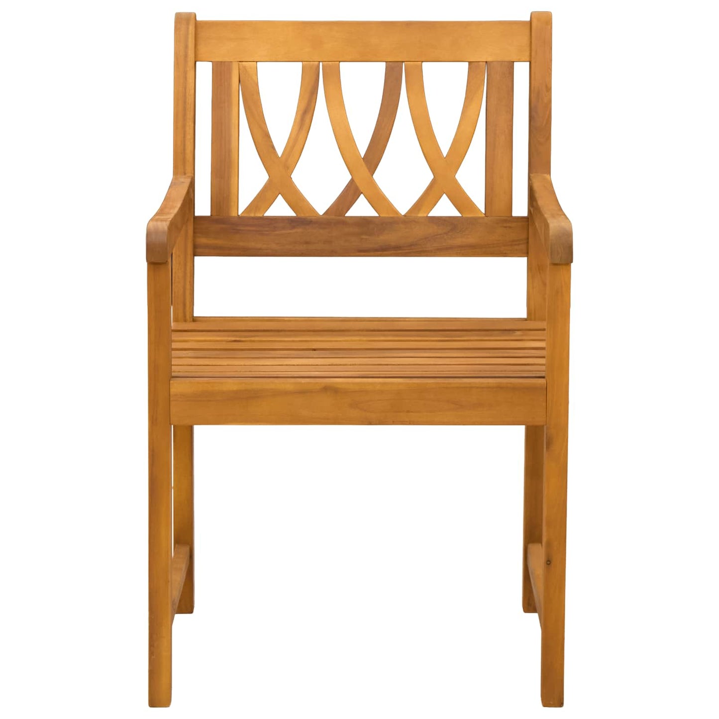 Hagestoler 8 pcs Naturlig Solid akasietre