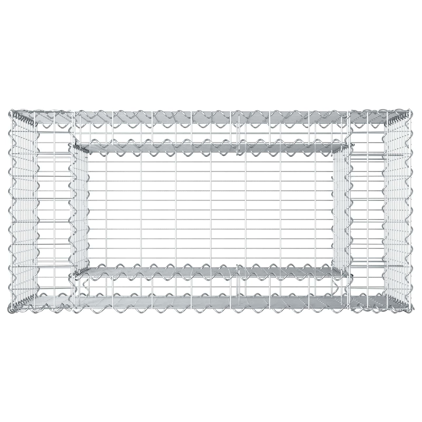 Gabion hevet seng Sølv