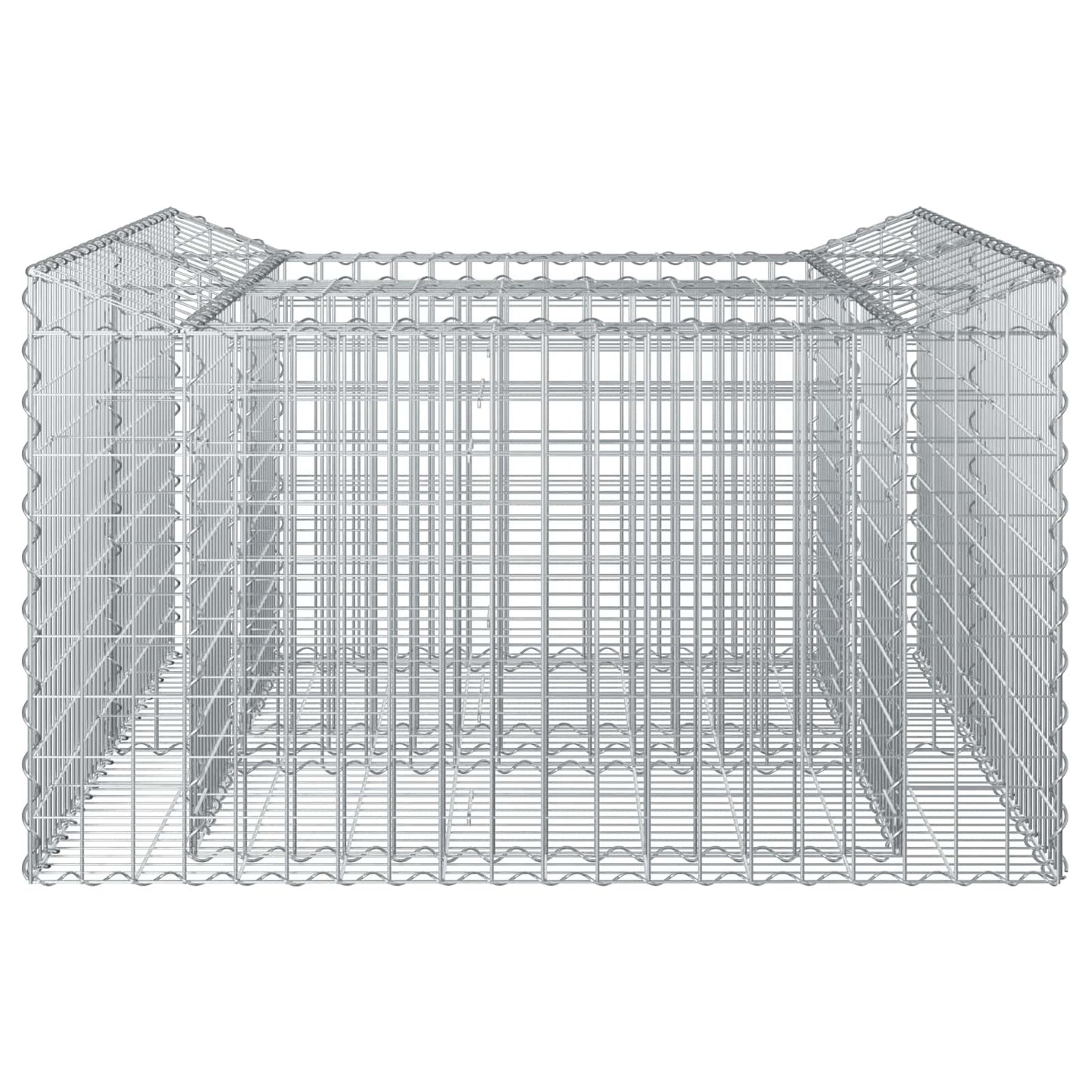 Gabion hevet seng Sølv