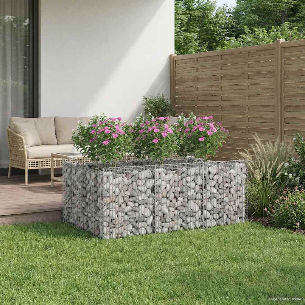 Gabion hevet seng Sølv