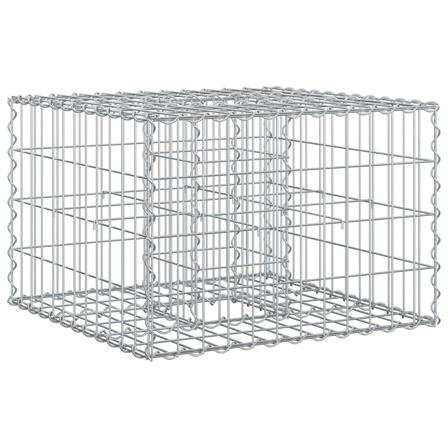 Gabion hevet seng sølv