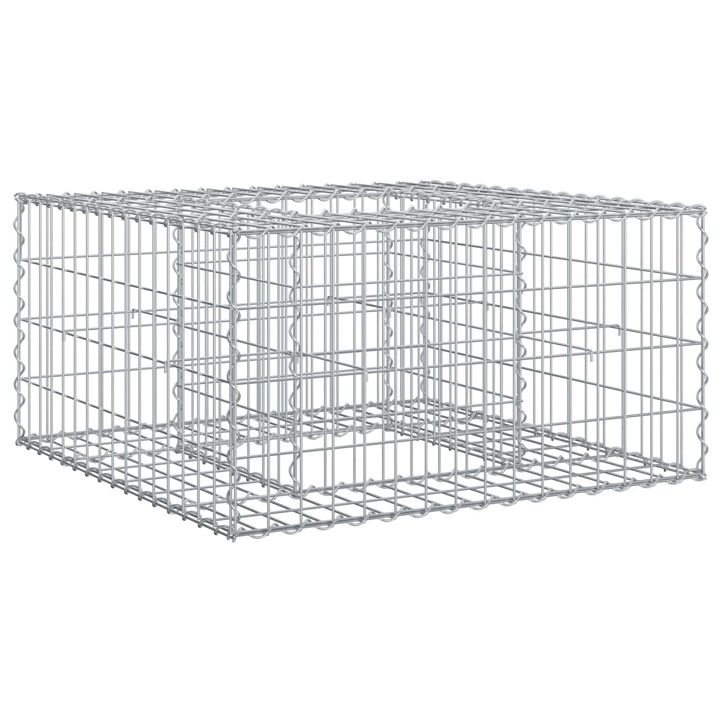 Gabion hevet seng sølv