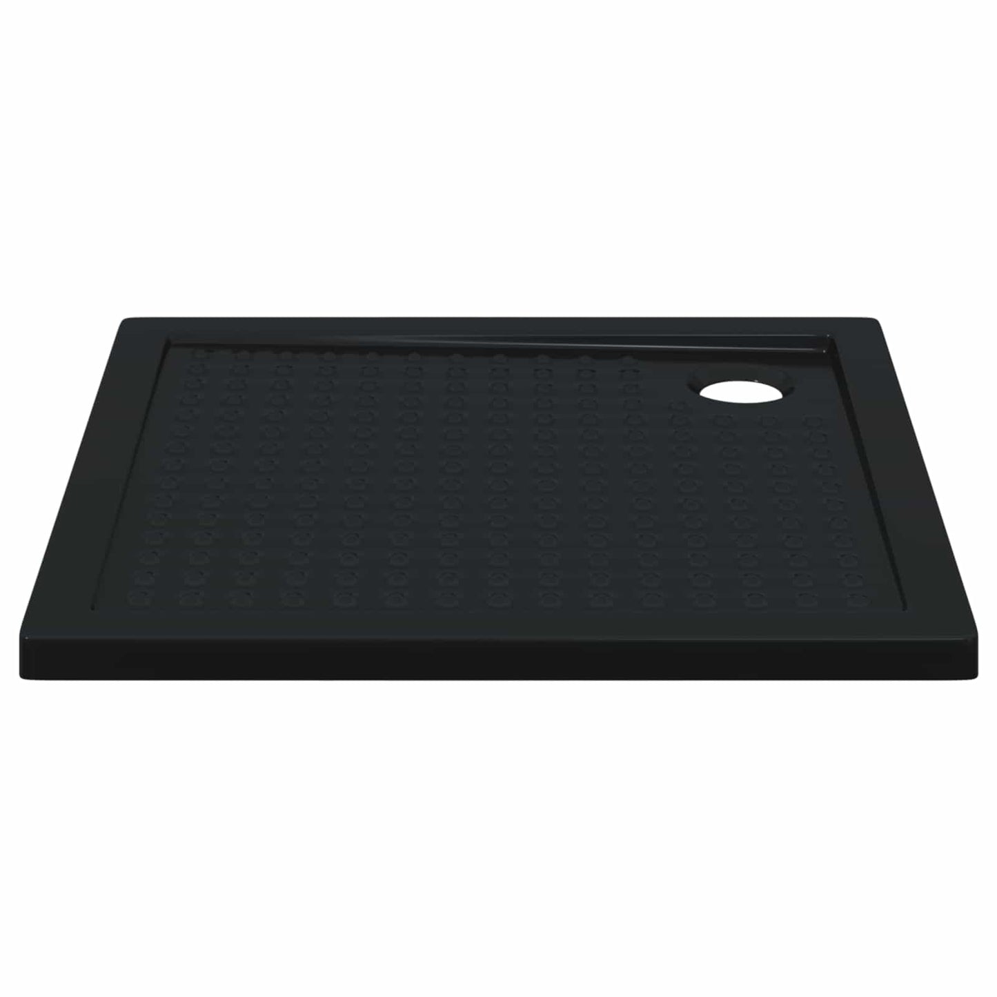 Dusjbunnbrett med prikker 90 x 90 x 4 cm ABS Svart