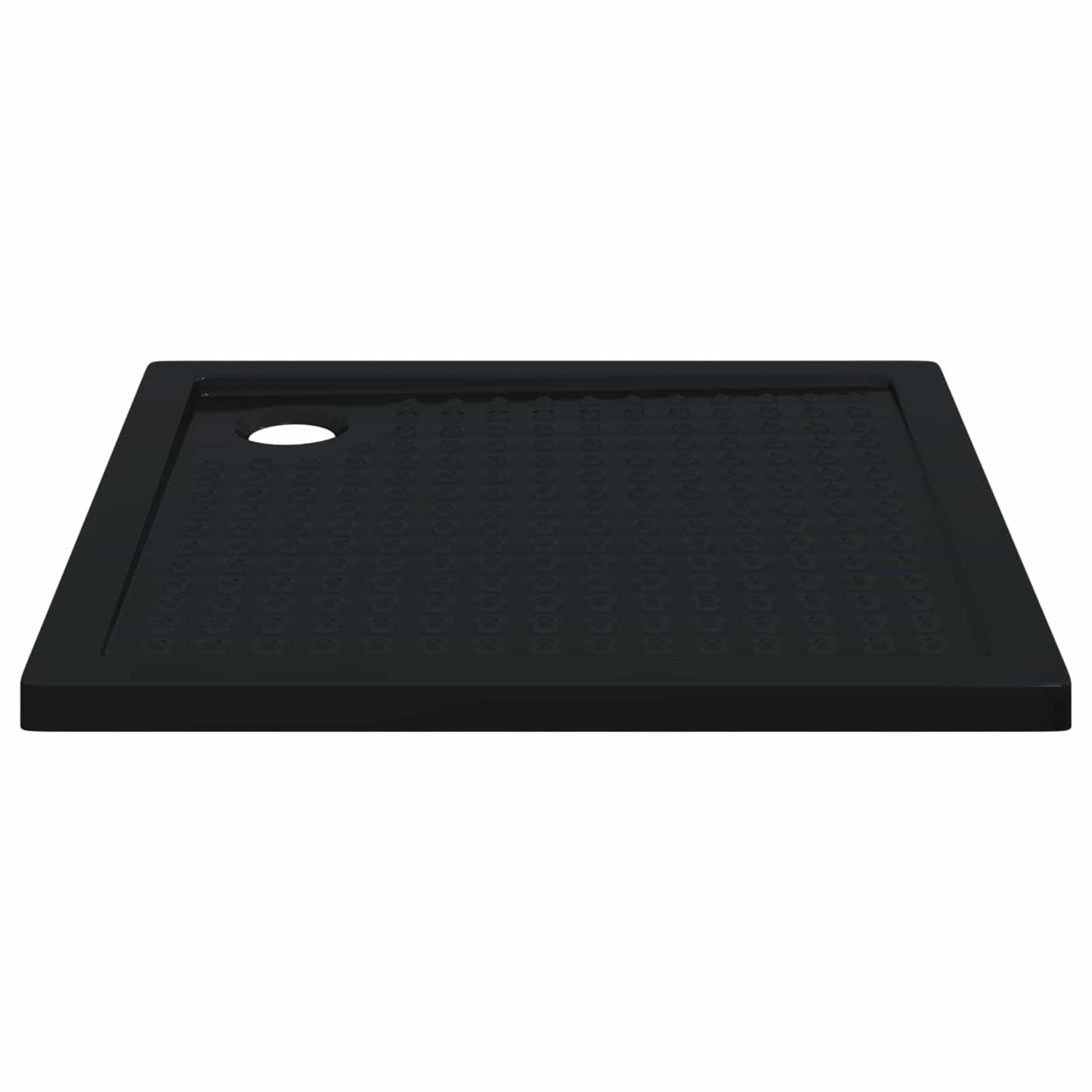 Dusjbunnbrett med prikker 90 x 90 x 4 cm ABS Svart