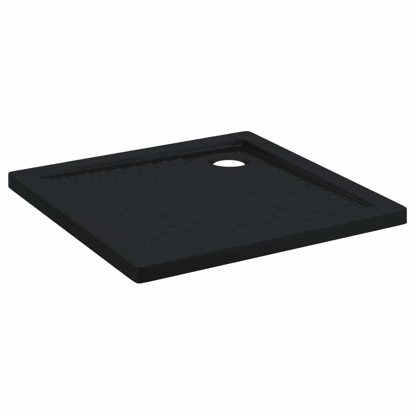 Dusjbunnbrett med prikker 80 x 80 x 4 cm ABS Svart