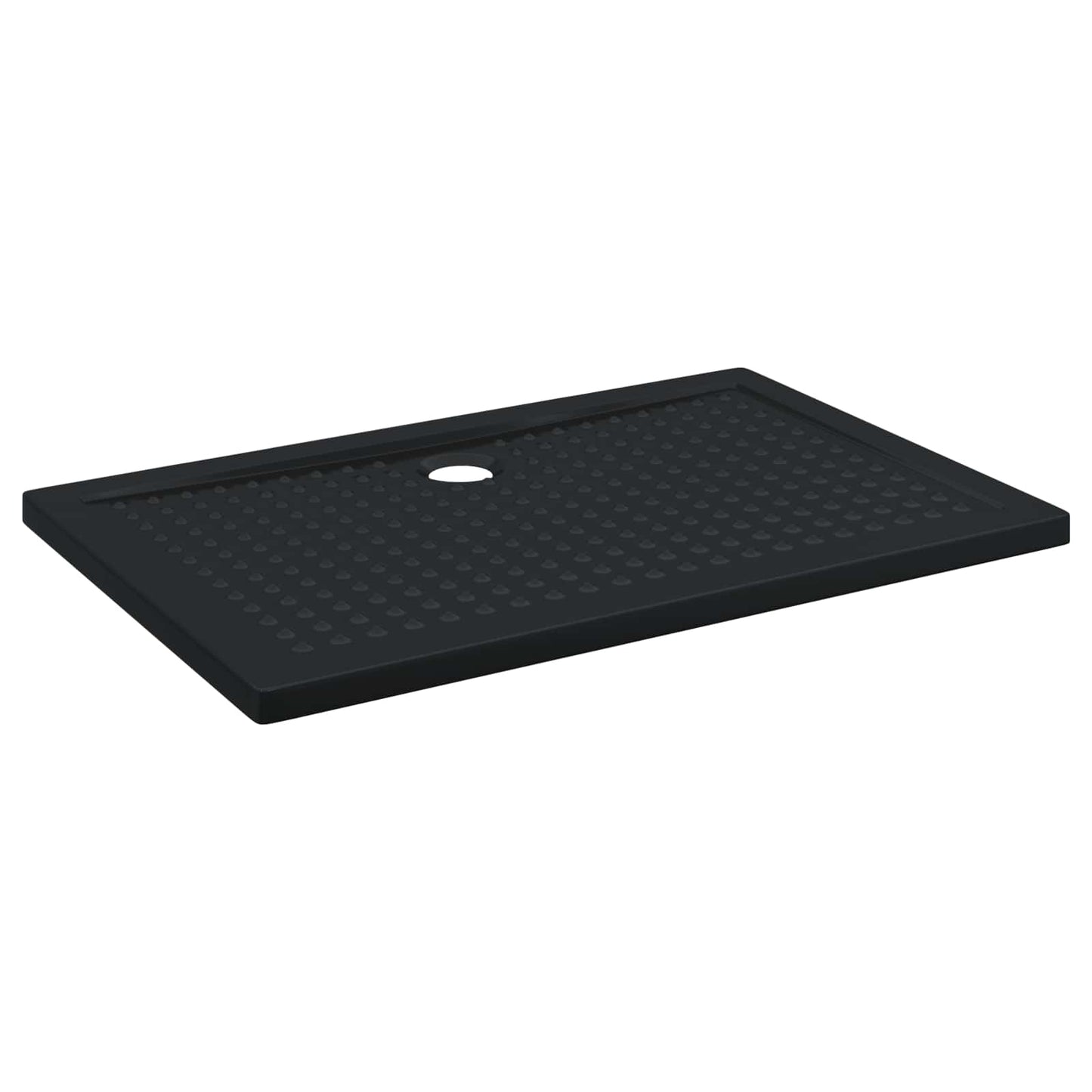 Dusjbunnbrett med prikker 120 x 80 x 4 cm ABS Svart