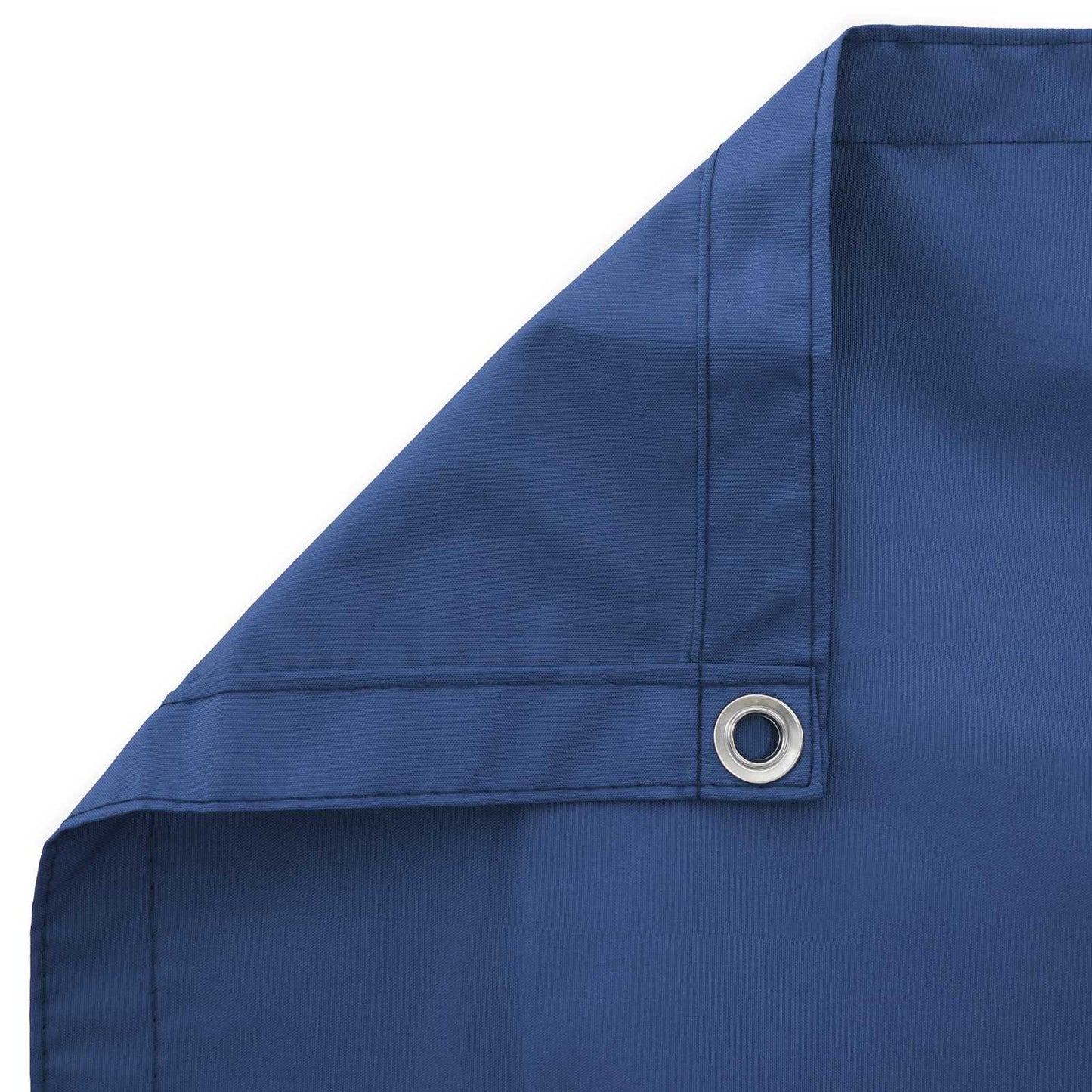 Balkong privat skjerm 200 x 500 cm Stoff med PU-belegg Blå