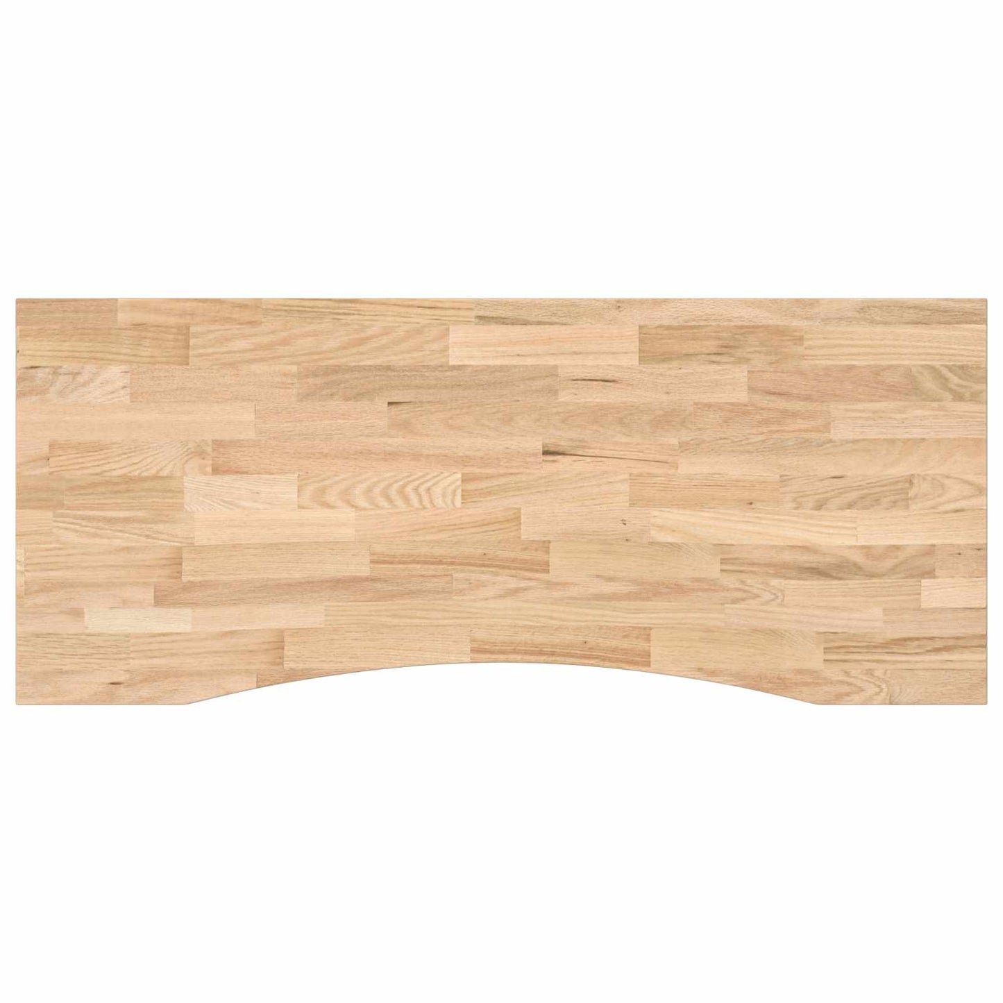 Skrivebord Hvit og Naturlig 120 x 60 cm Massivt Eiketre