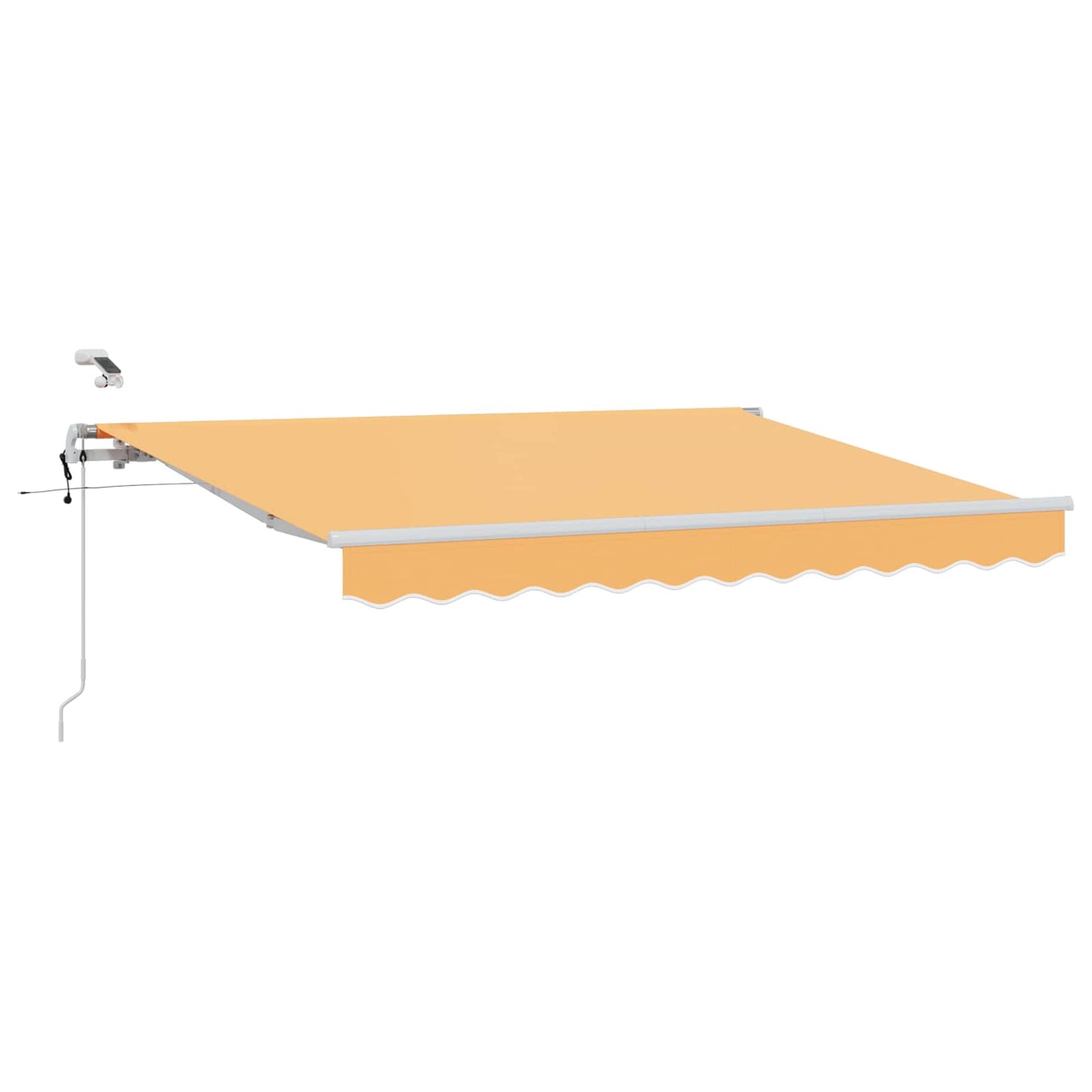 Innvendbar Markise sand 350 x 250 cm Polyester og Metall