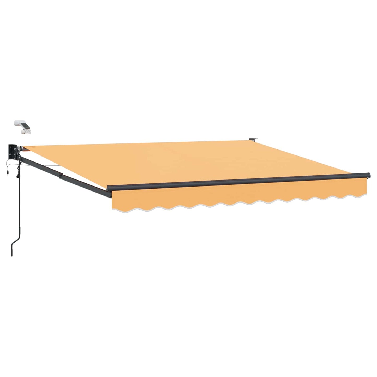 Elektrisk Utrekkbar Markise sand 100% polyester og aluminium