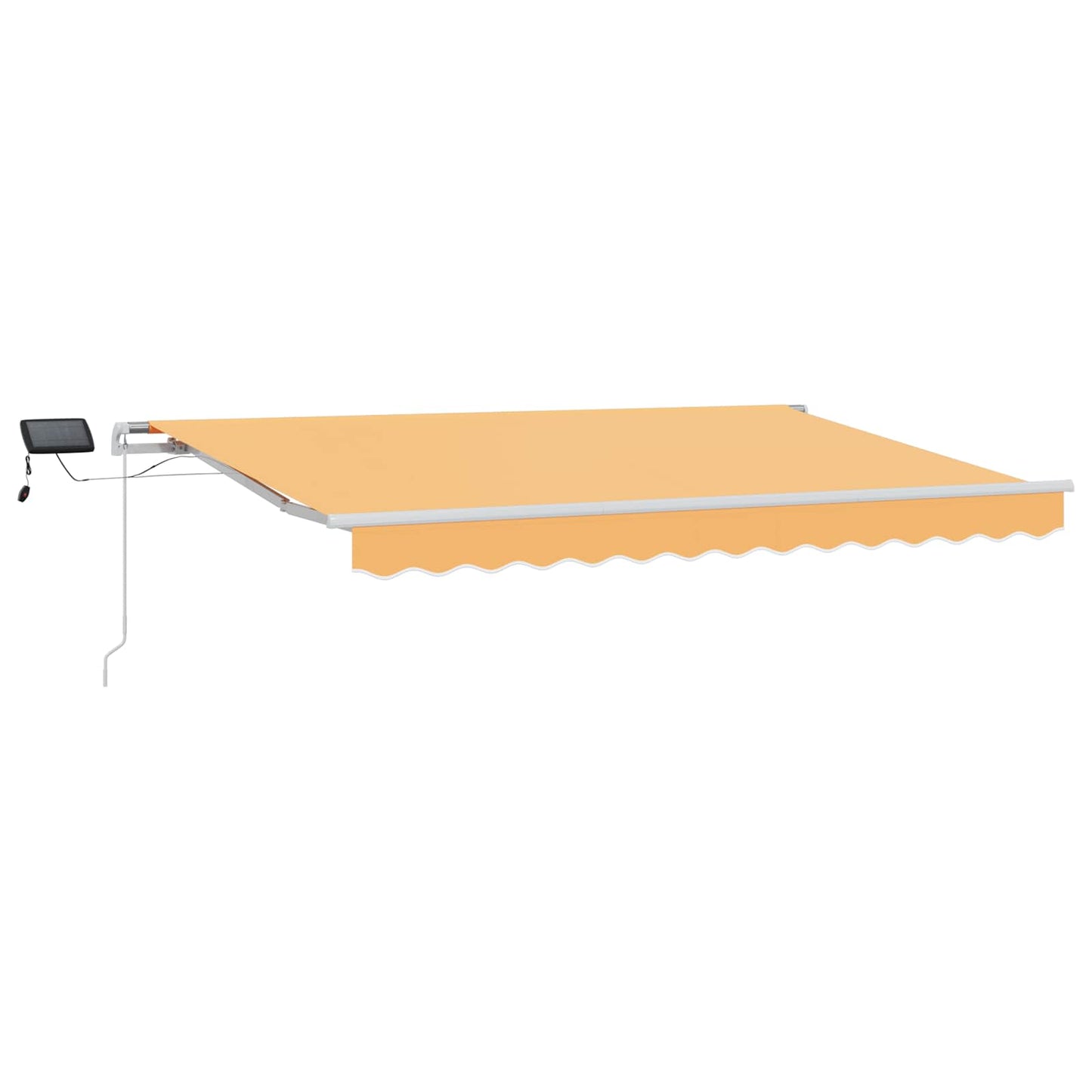 Innvendbar Markise sand 500 × 350 cm Stoff og stål