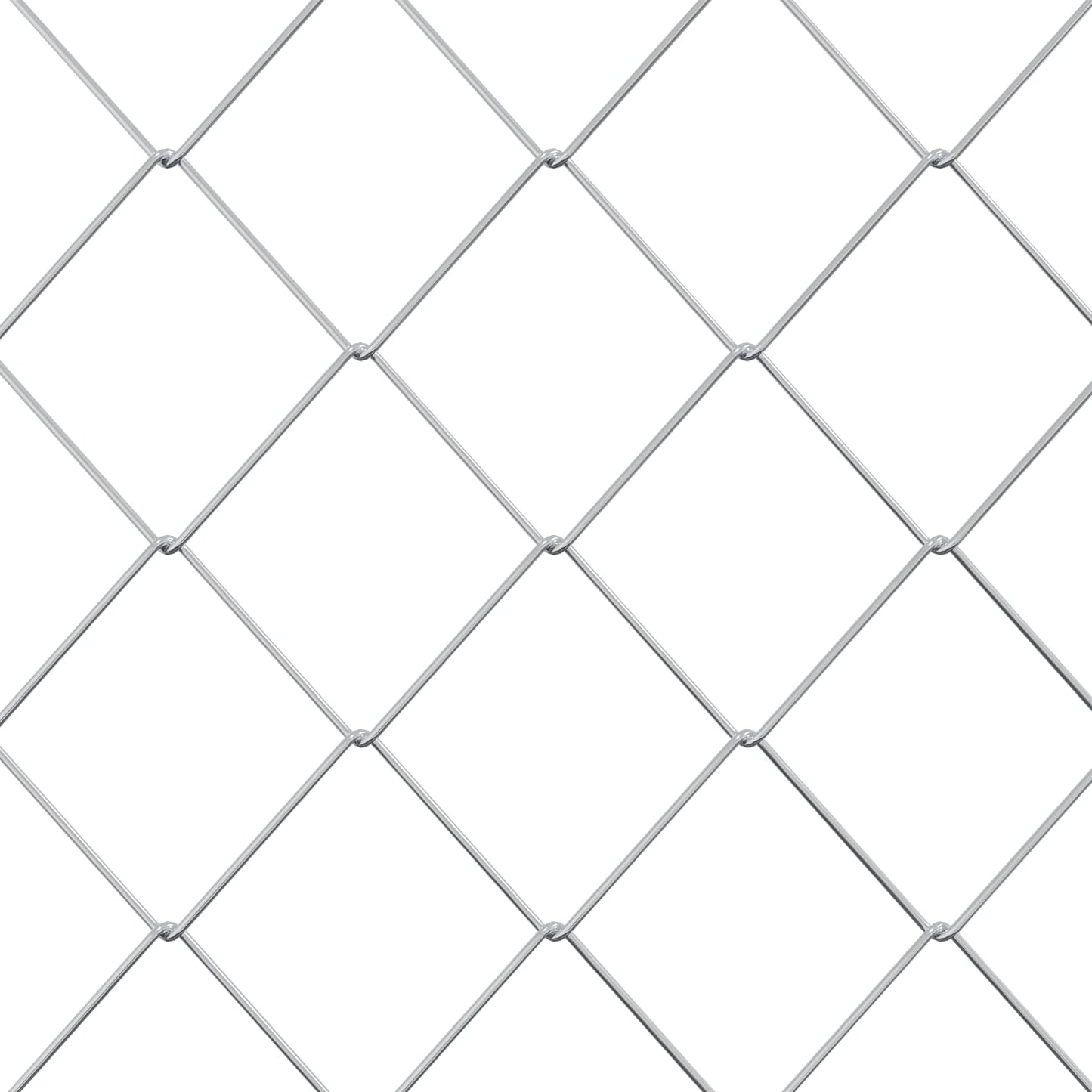 Kjedegjerde Galvanisert 2 x 20 m Glass vidaXL