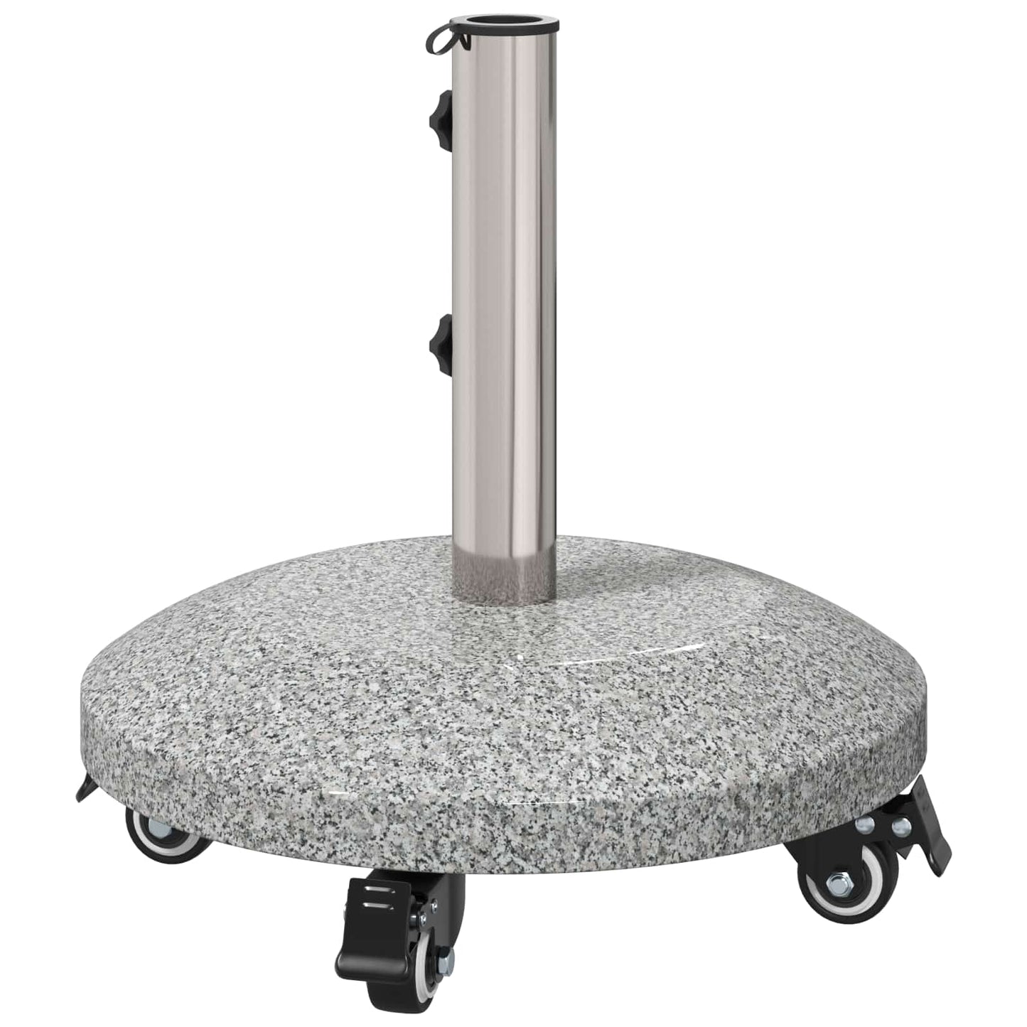 Granitt Paraplyfot med hjul for 4-5 cm stang 27.2 kg Grå