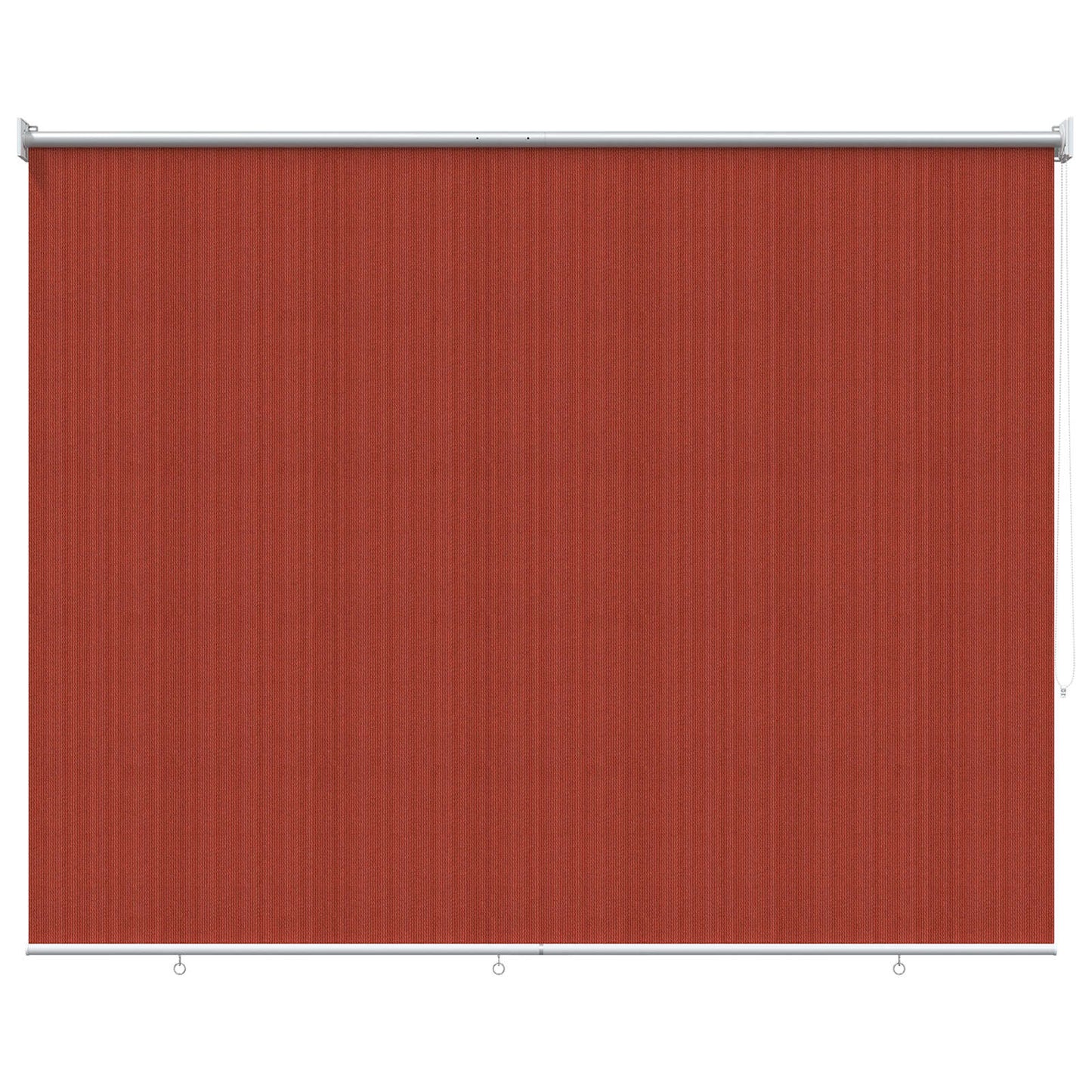 Utendørs Rullegardin 90% UV-blokk Terracotta 180 x 140 cm HDPE