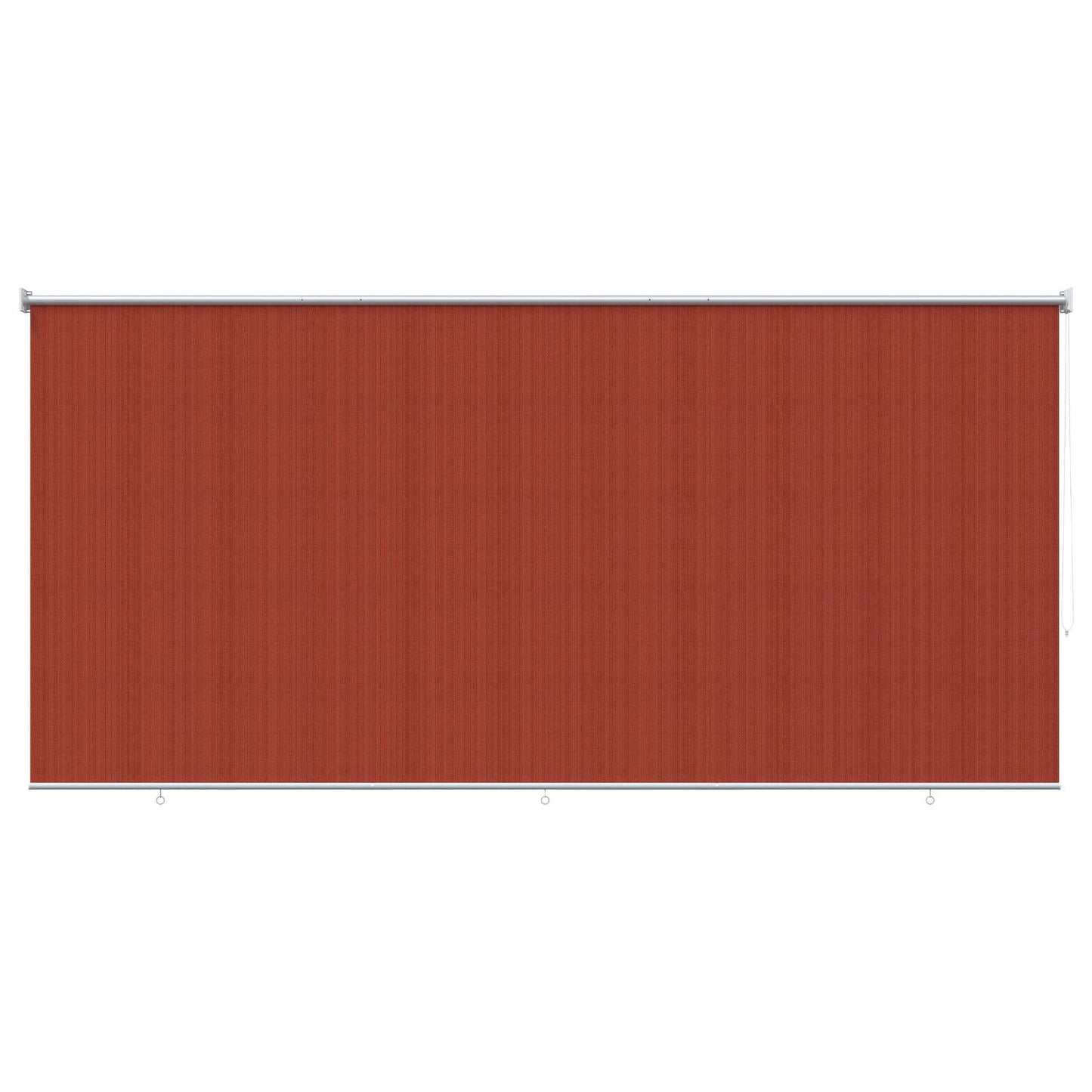 Utendørs Rullegardin 90% UV-blokk Terracotta 60 x 230 cm HDPE
