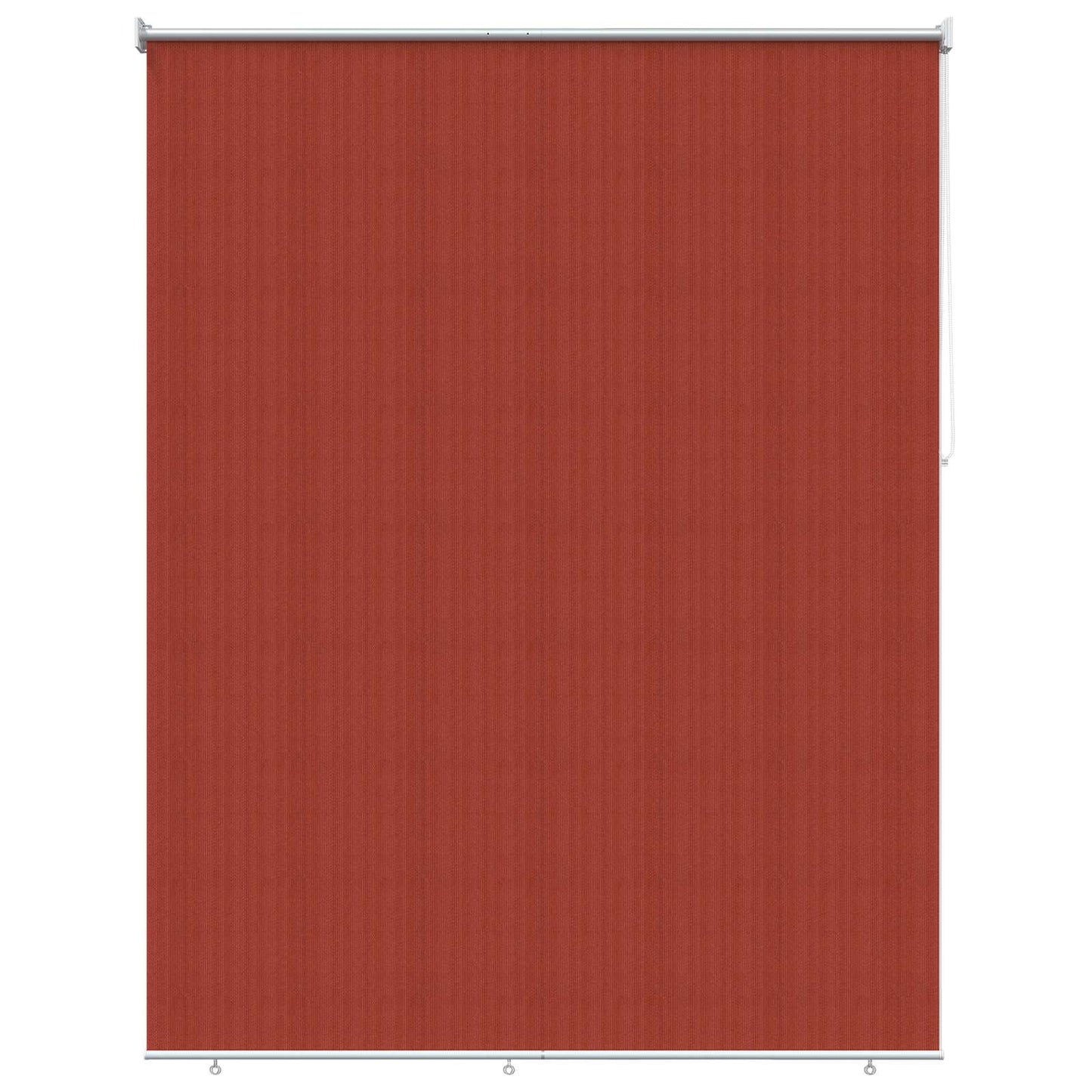 Utendørs Rullegardin 90% UV-blokk Terracotta 180 x 230 cm HDPE