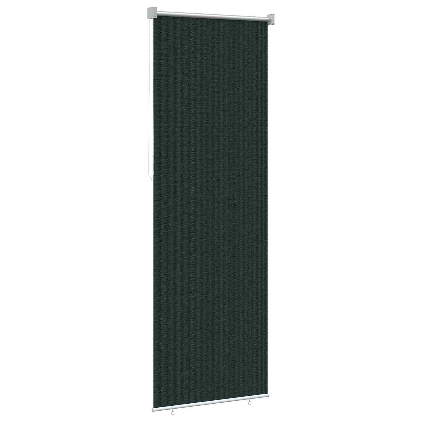 Utendørs Rullegardin 90% UV-blokk Mørkegrønn 80 x 230 cm HDPE