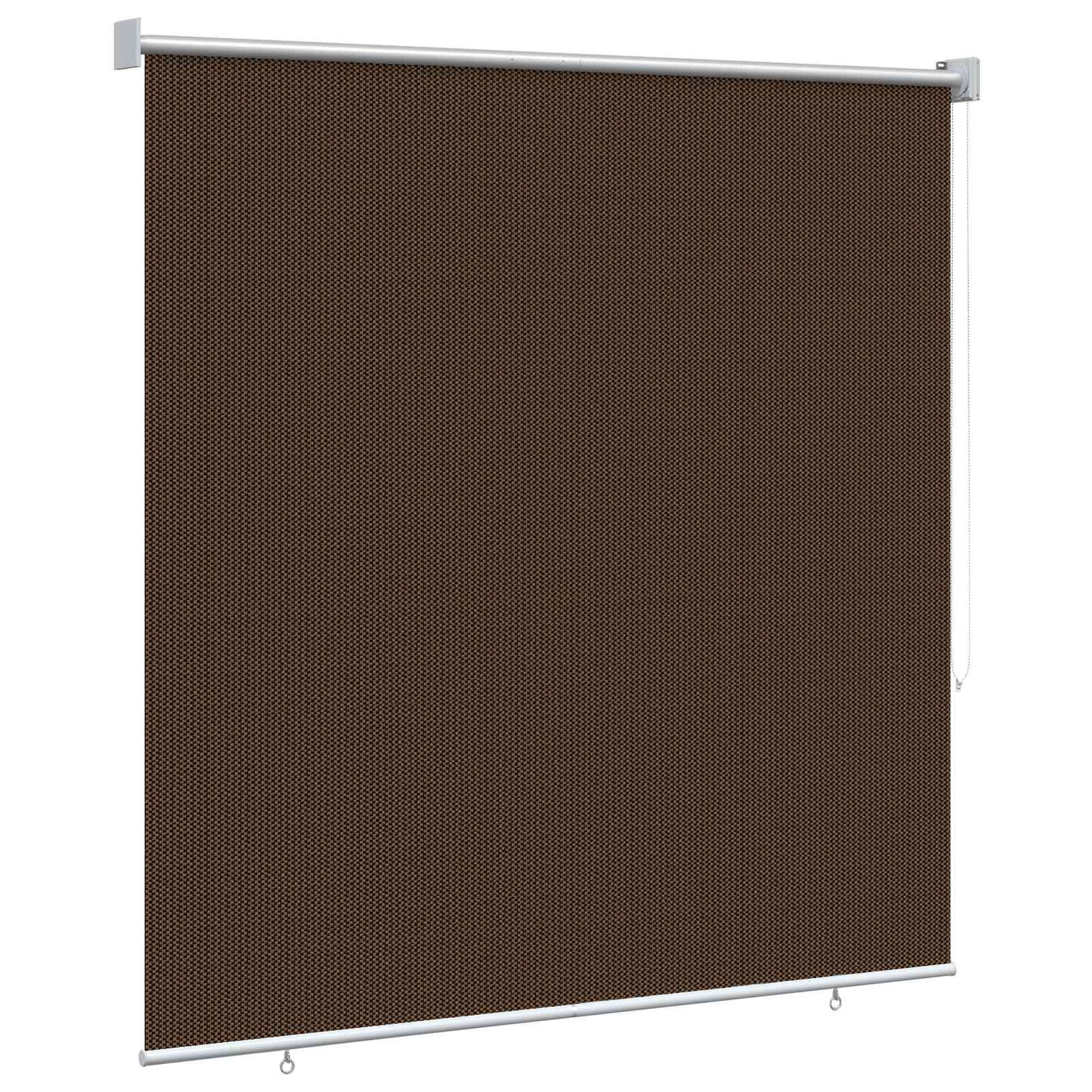 Utendørs Rullegardin 90% UV-blokk Brun 120 x 230 cm HDPE