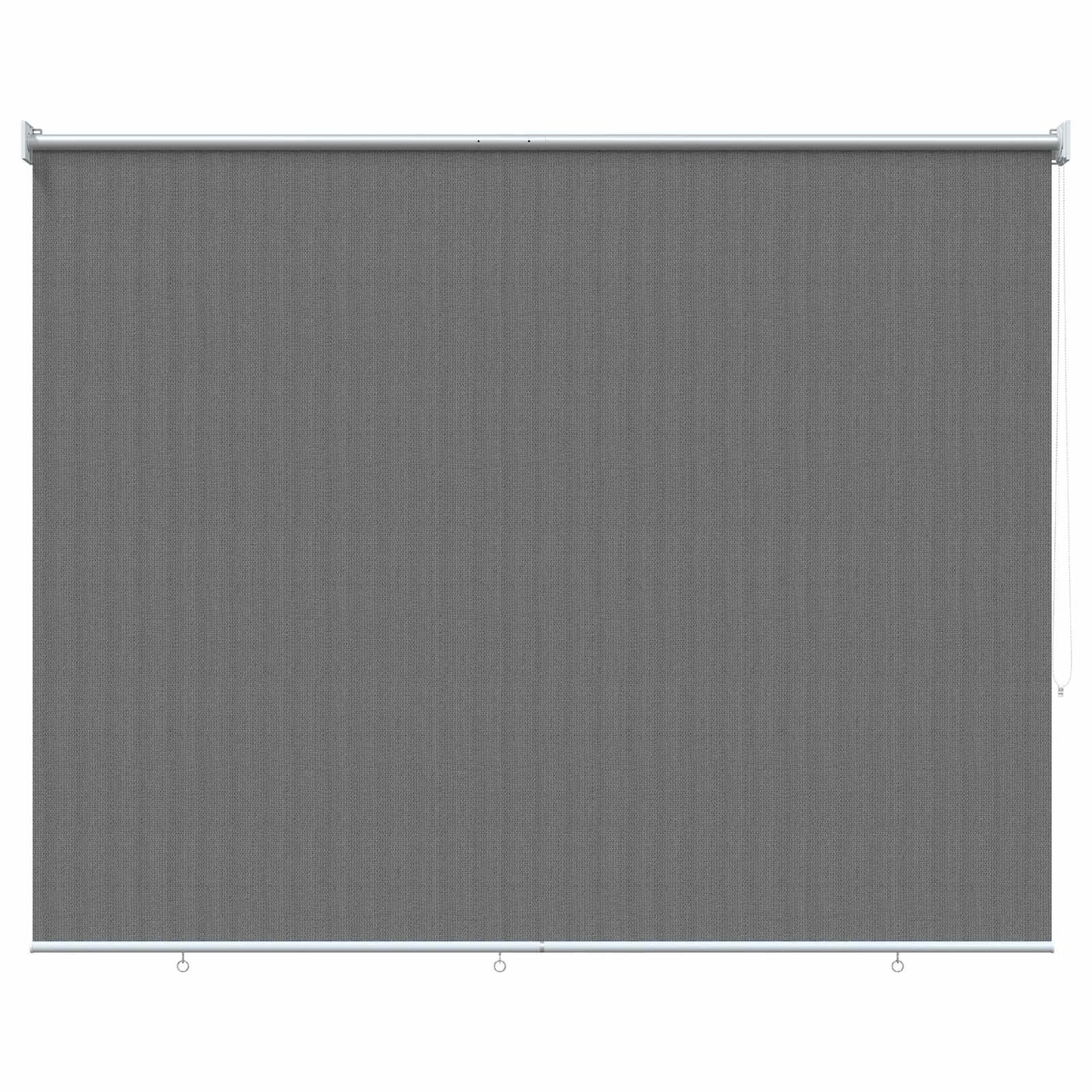 Utendørs Rullegardin 90% UV-blokk Lysegrå 160 x 230 cm HDPE