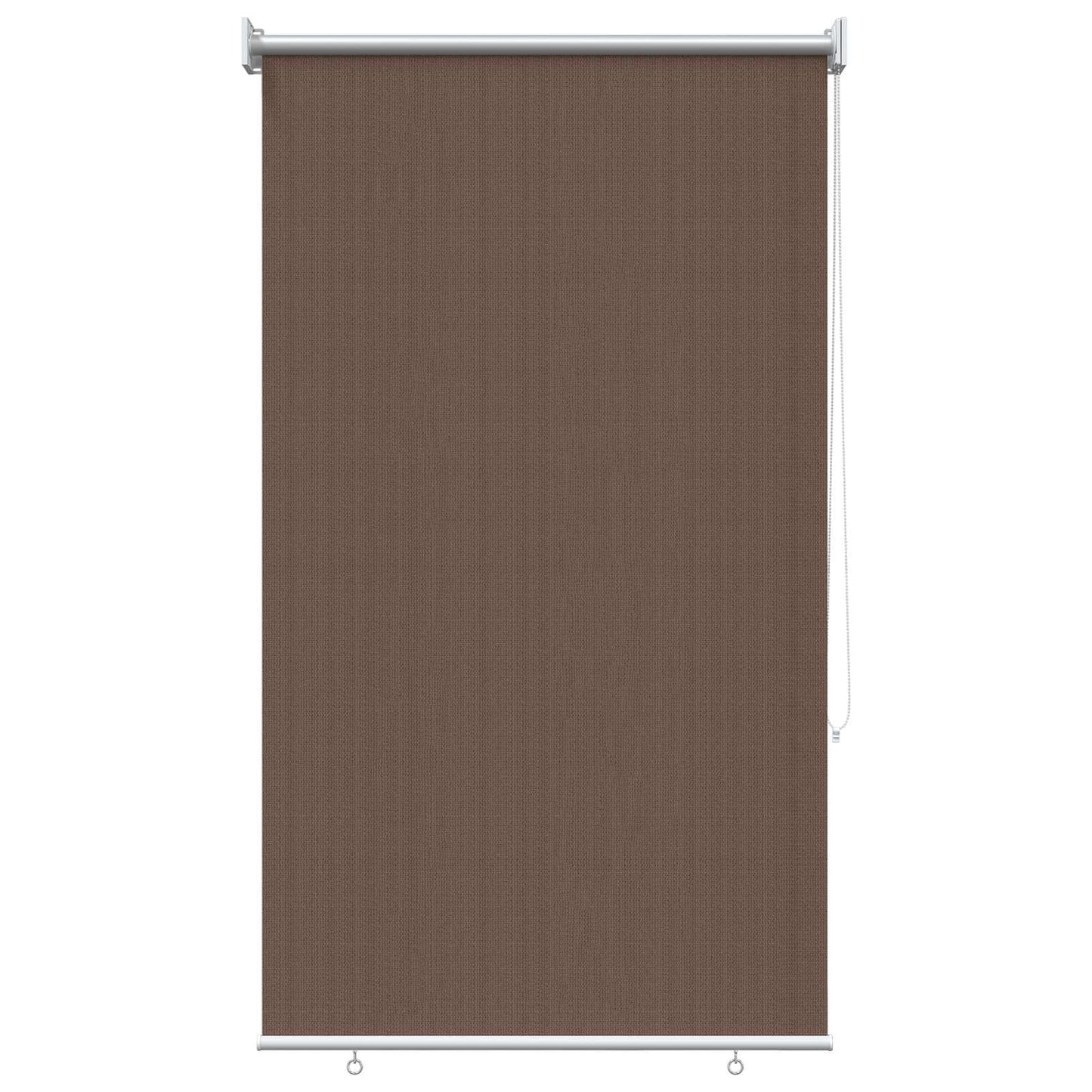Utendørs Rullegardin 90% UV-blokk Gråbrun 80 x 140 cm HDPE