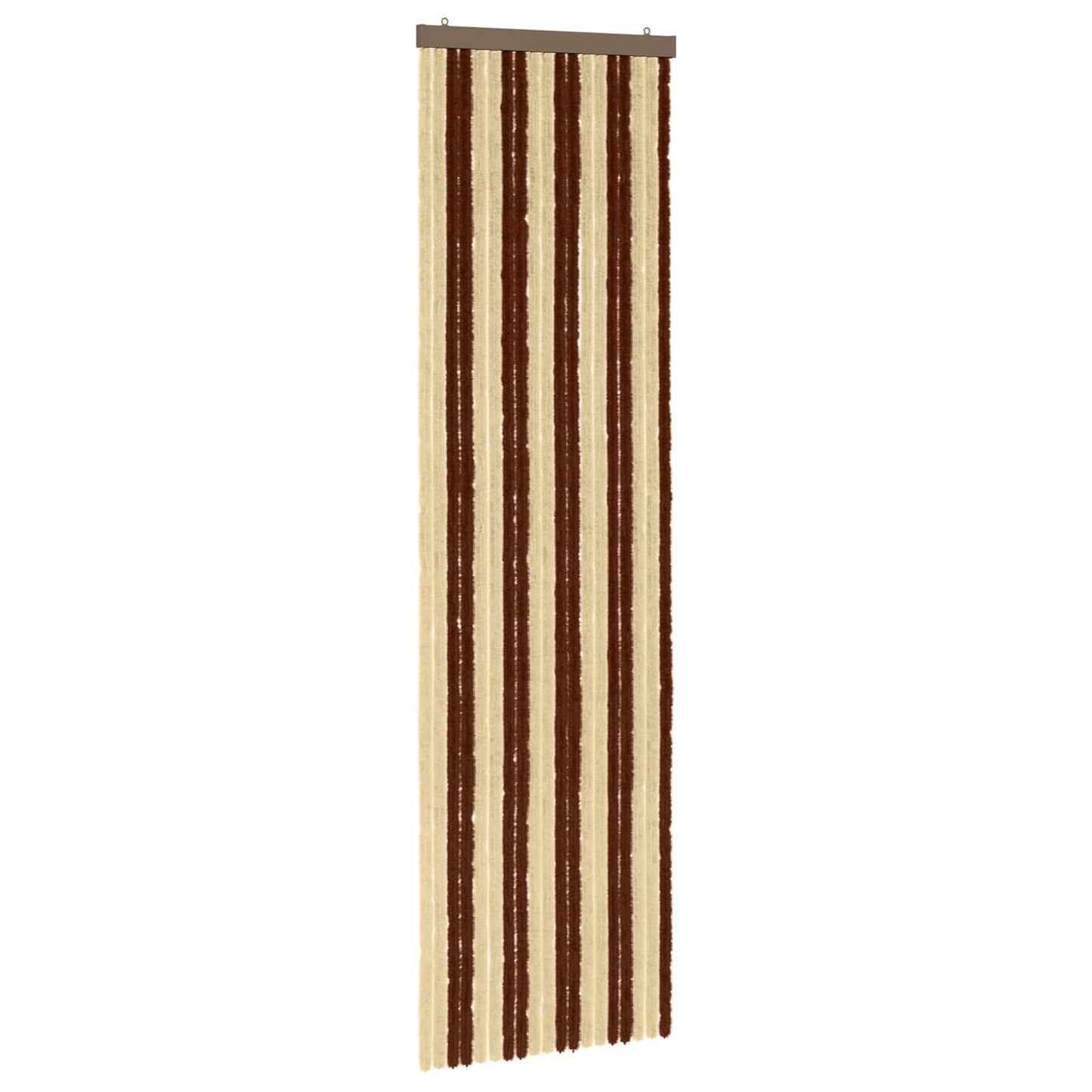 Insektgardin Chenille Brun og Beige 56 x 200 cm 100% PP