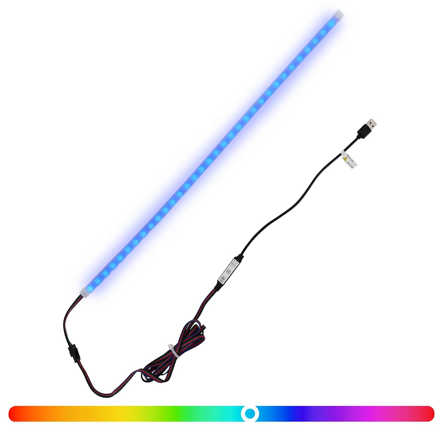 LED Stripe 55 cm Flerfarget PVC