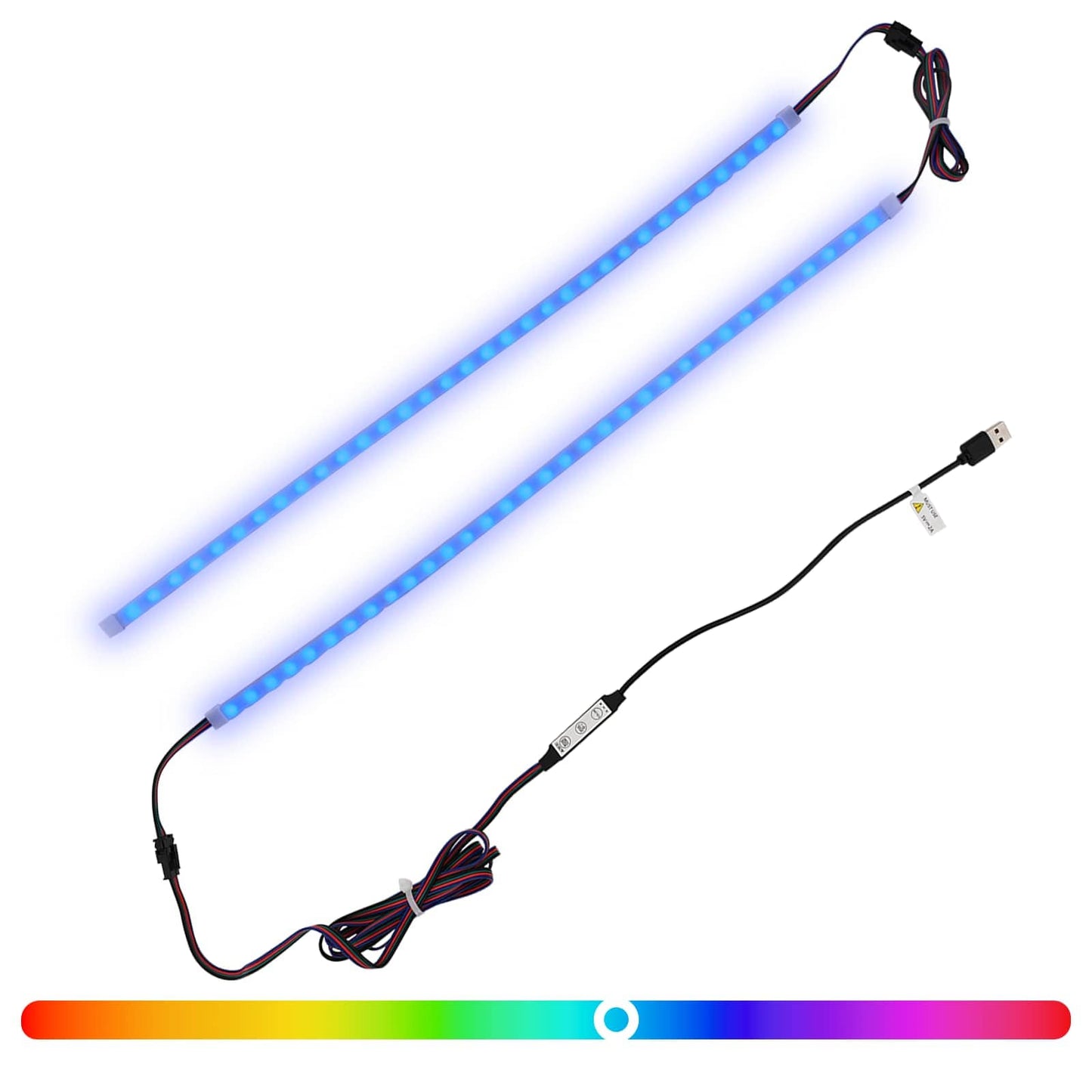 LED Stripe 110 cm Flerfarget PVC