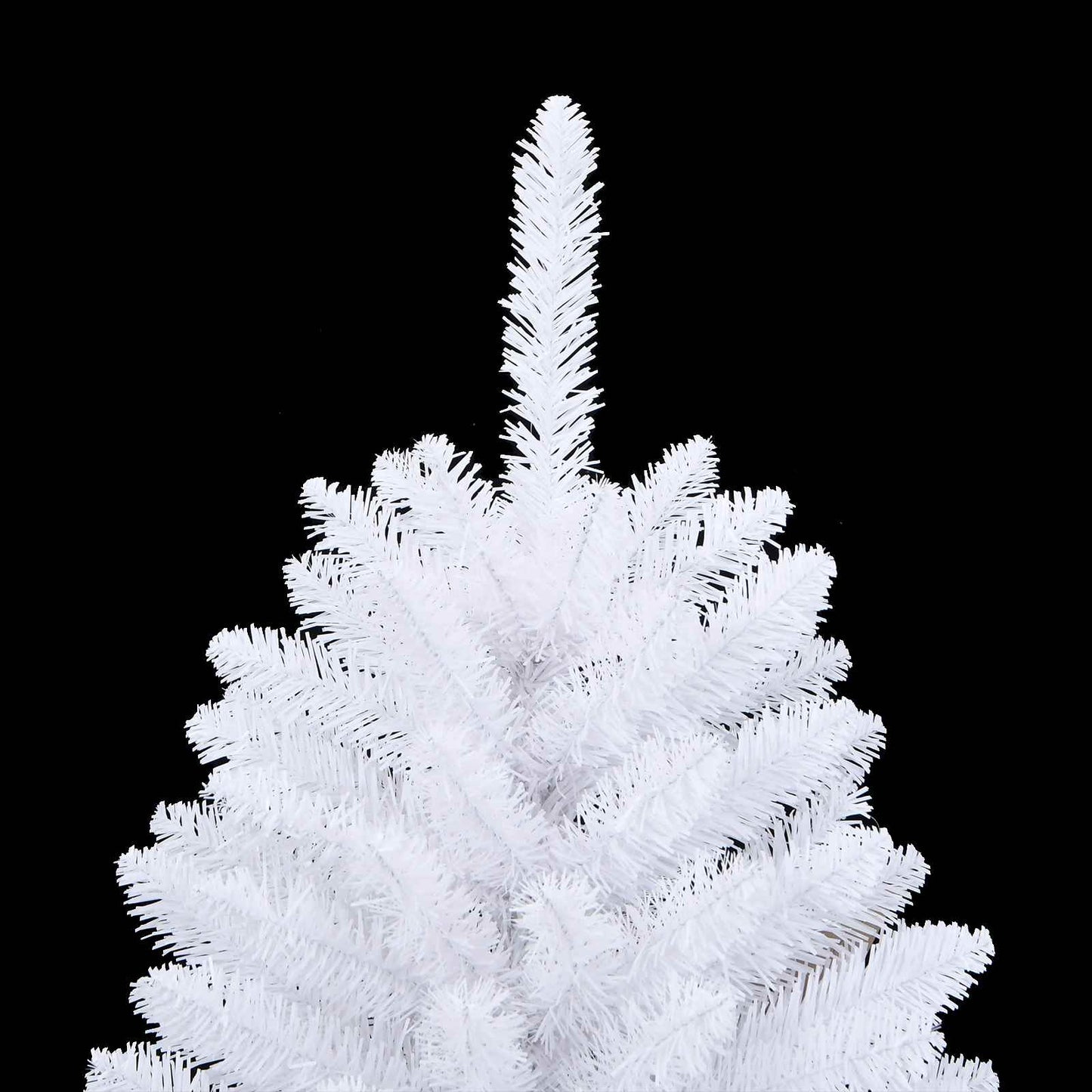 Kunstig sammensatt juletre med 150 LED Hvit 120 cm PVC og Stål