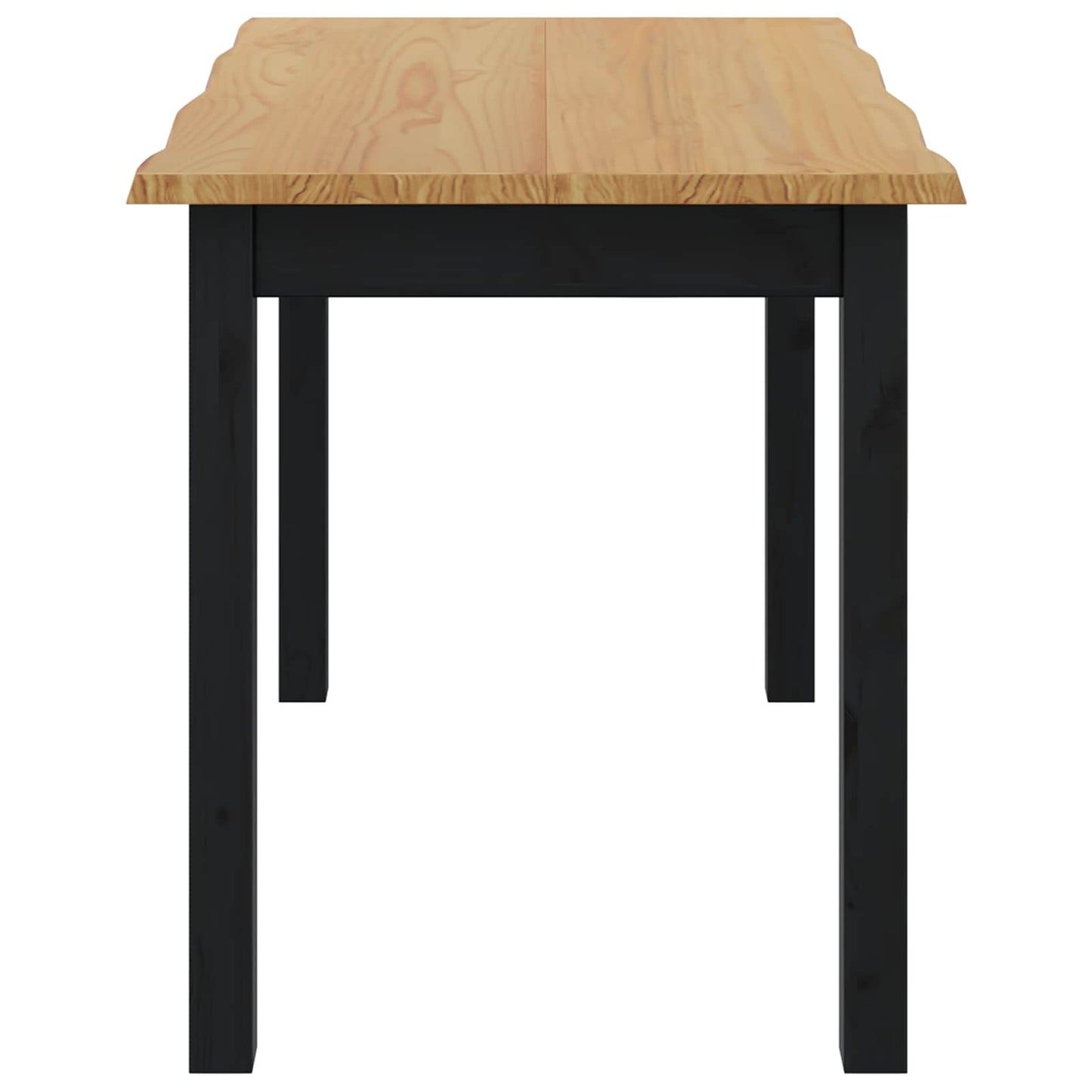 Spisebord EKAI Svart 112 x 70 x 76,5 cm Heltre furu
