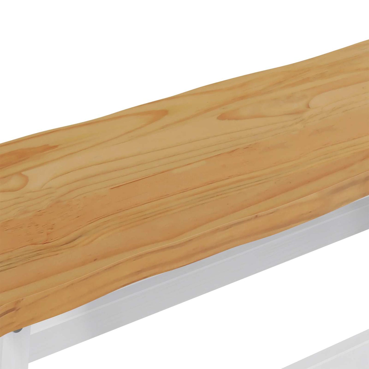 Spisebenk EKAI Hvit 91,5 x 29 x 45,5 cm Heltre furu