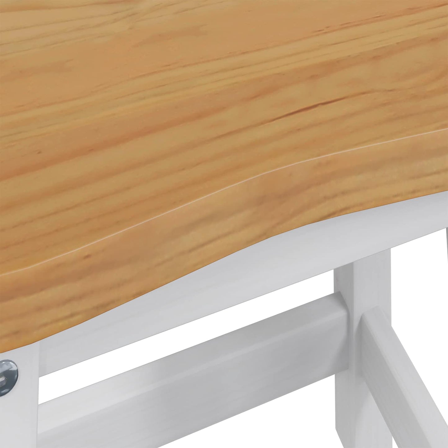 Barstol EKAI 2 pcs Hvit 40 x 29 x 45,5 cm Heltre furu