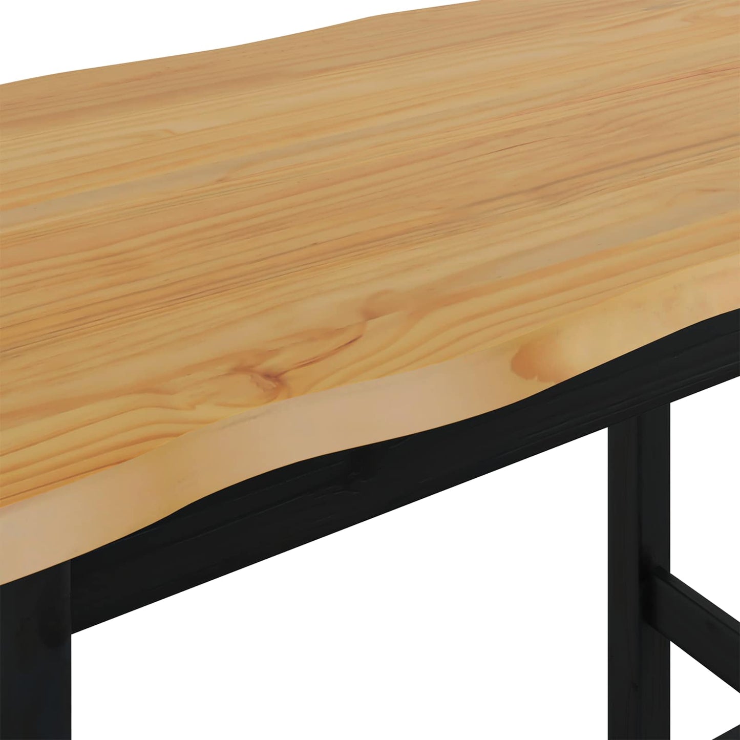 Høy Barbord EKAI Svart 112 x 70 x 91 cm Heltre furu