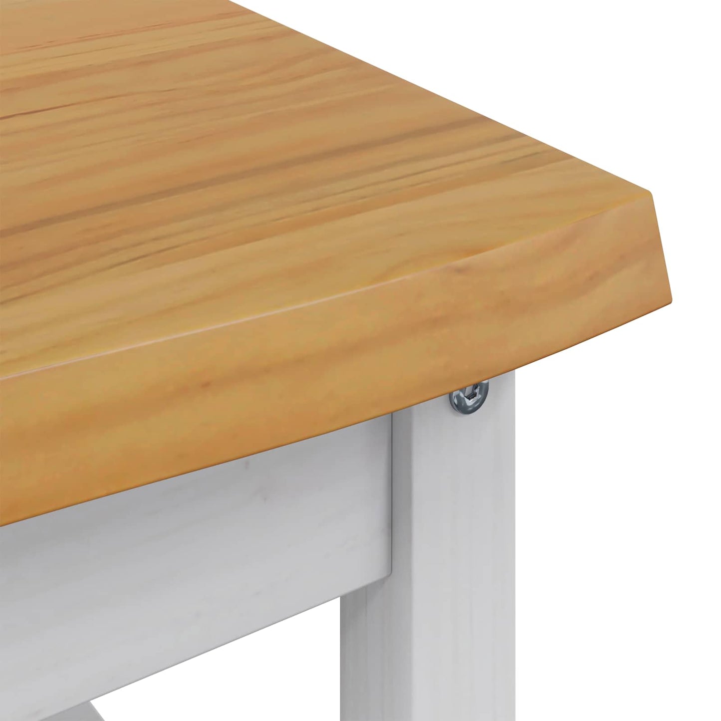 Kaffebord EKAI Hvit 100 x 60 x 45,5 cm Heltre furu