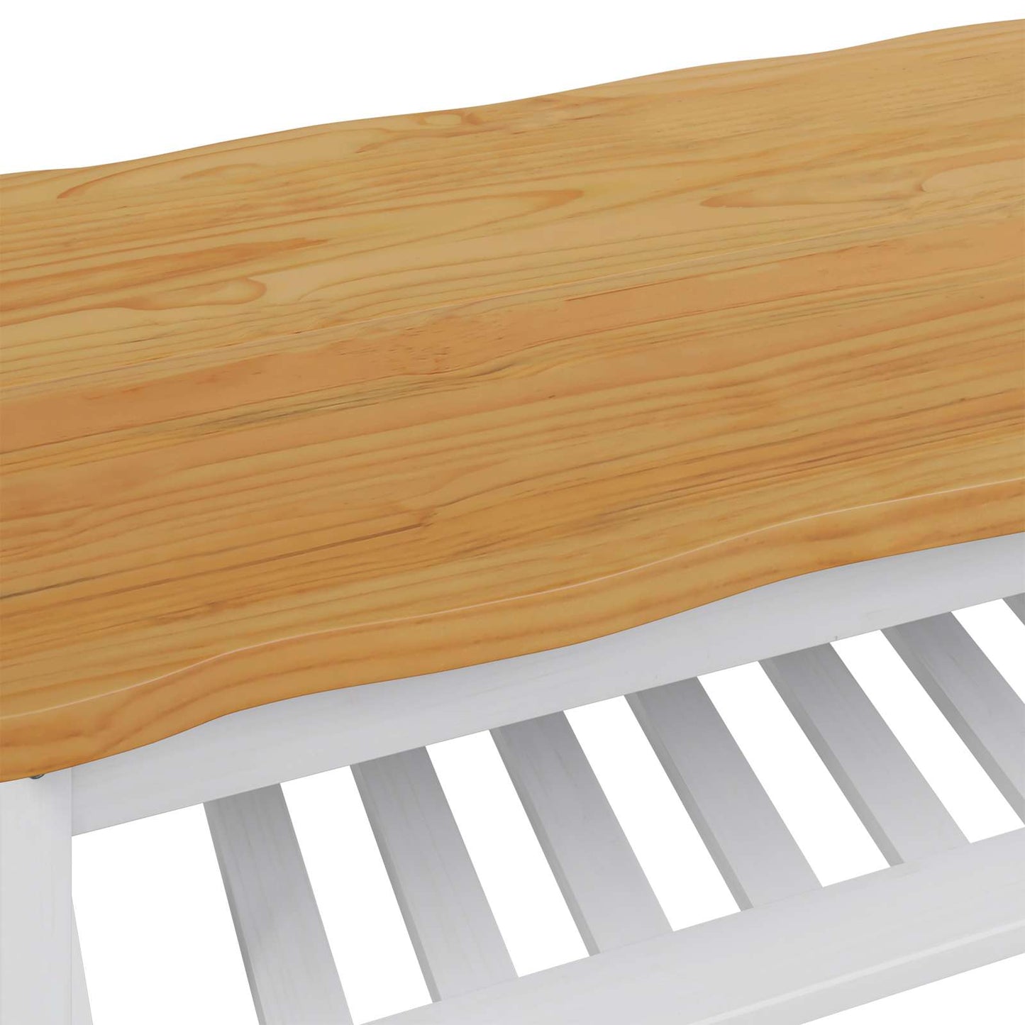 Kaffebord EKAI Hvit 100 x 60 x 45,5 cm Heltre furu