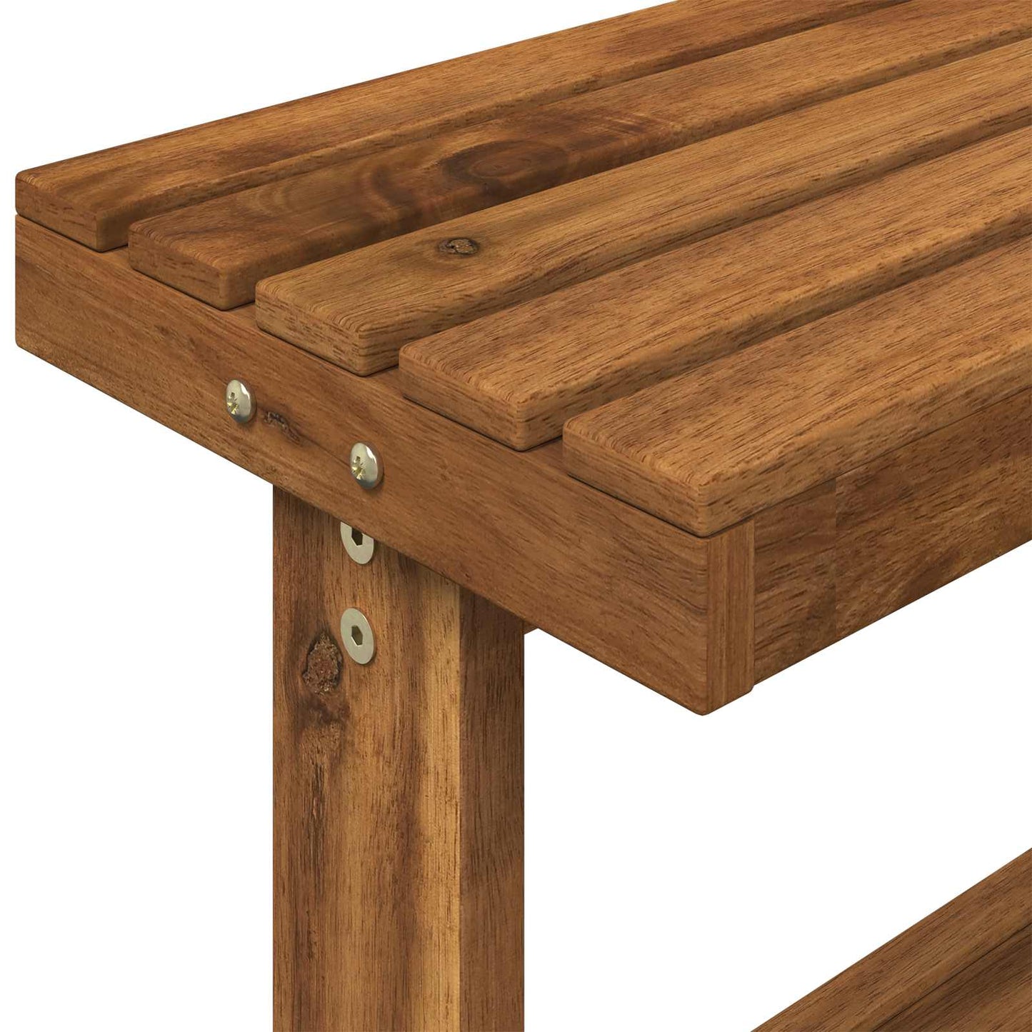 Utendørs pottingbenk 86,5 x 48,5 x 106 cm Solid akasietre