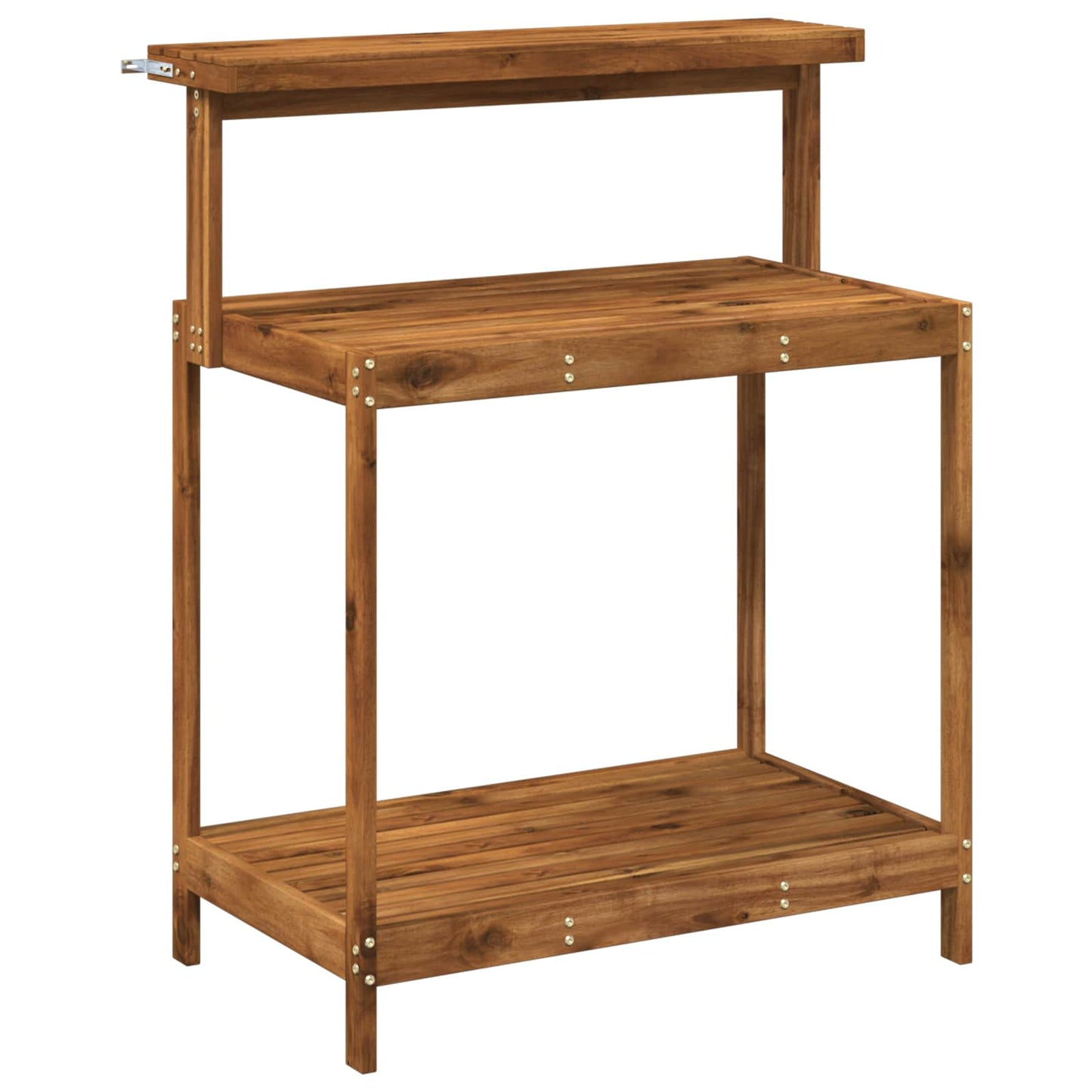 Utendørs pottingbenk 86,5 x 48,5 x 106 cm Solid akasietre