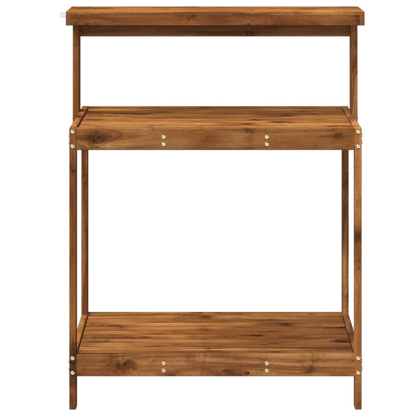Utendørs pottingbenk 86,5 x 48,5 x 106 cm Solid akasietre